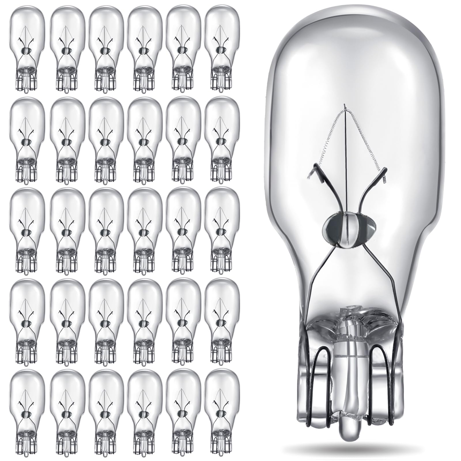 Riakrum T5 Landscape Light Bulbs 12 Volt 4 Watt Landscape Lighting Bulbs Low Voltage Wedge Base Replacement Lamp for Outdoor Gar