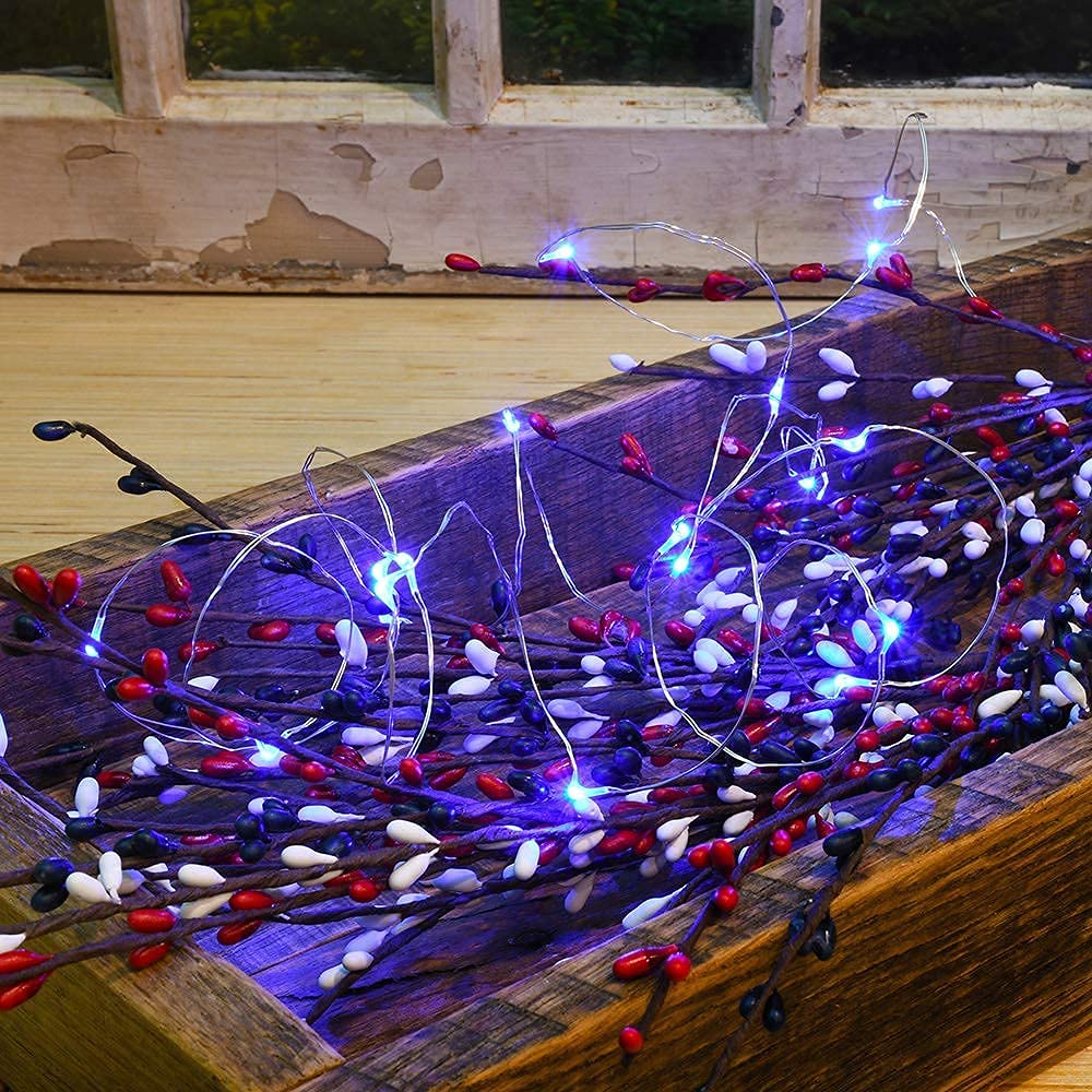 Josmega 2 Pack Solar Powered Fairy String Lights Outdoor Waterproof 8 Modes Twinkle Christmas Decorations Lights, Each 33Ft-100L