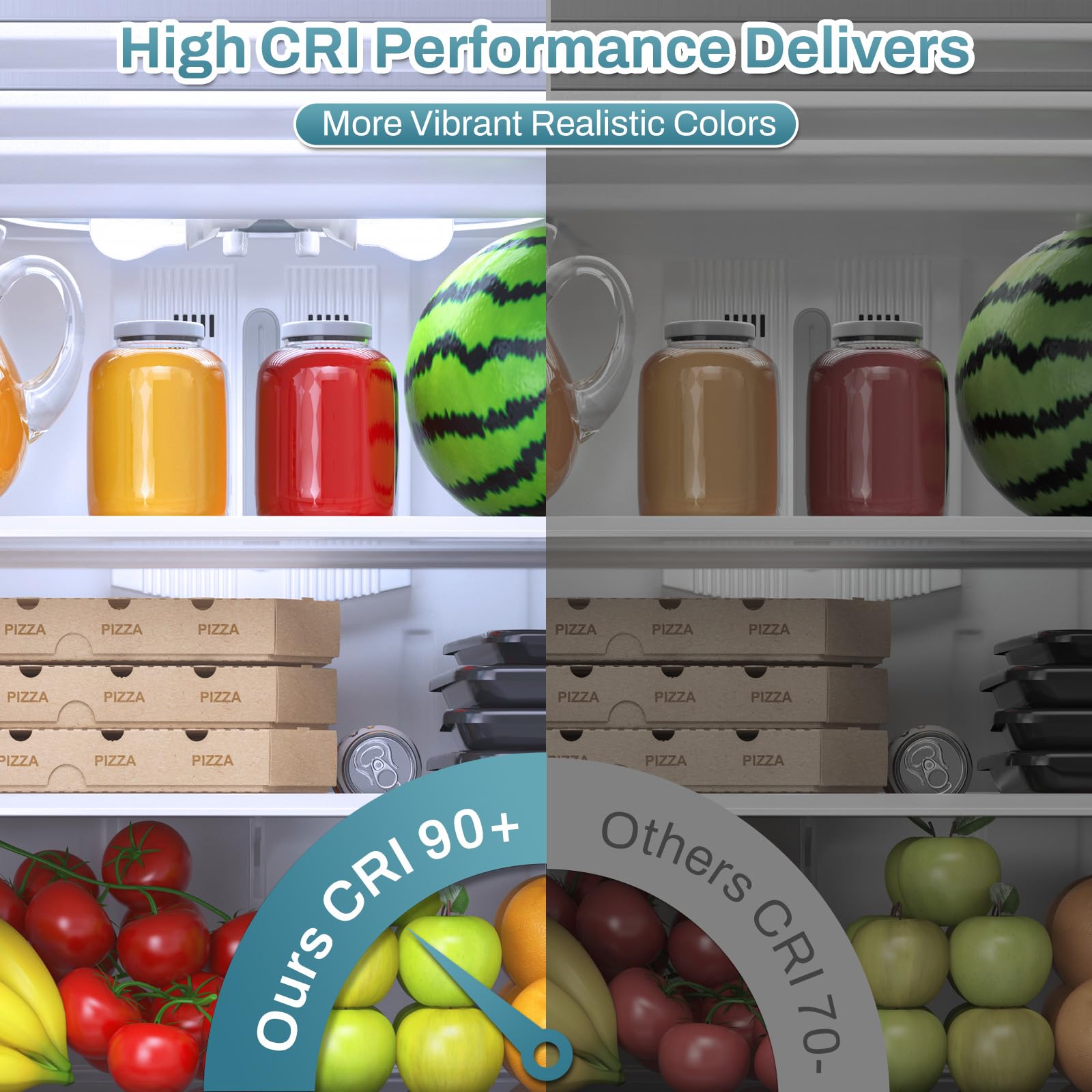 12-Pack Dimmable E26 Led Edison Bulbs 60 Watt Equivalent, 6W A15 5000K Daylight White 600Lm Vintage Led Light Bulbs For Ceiling