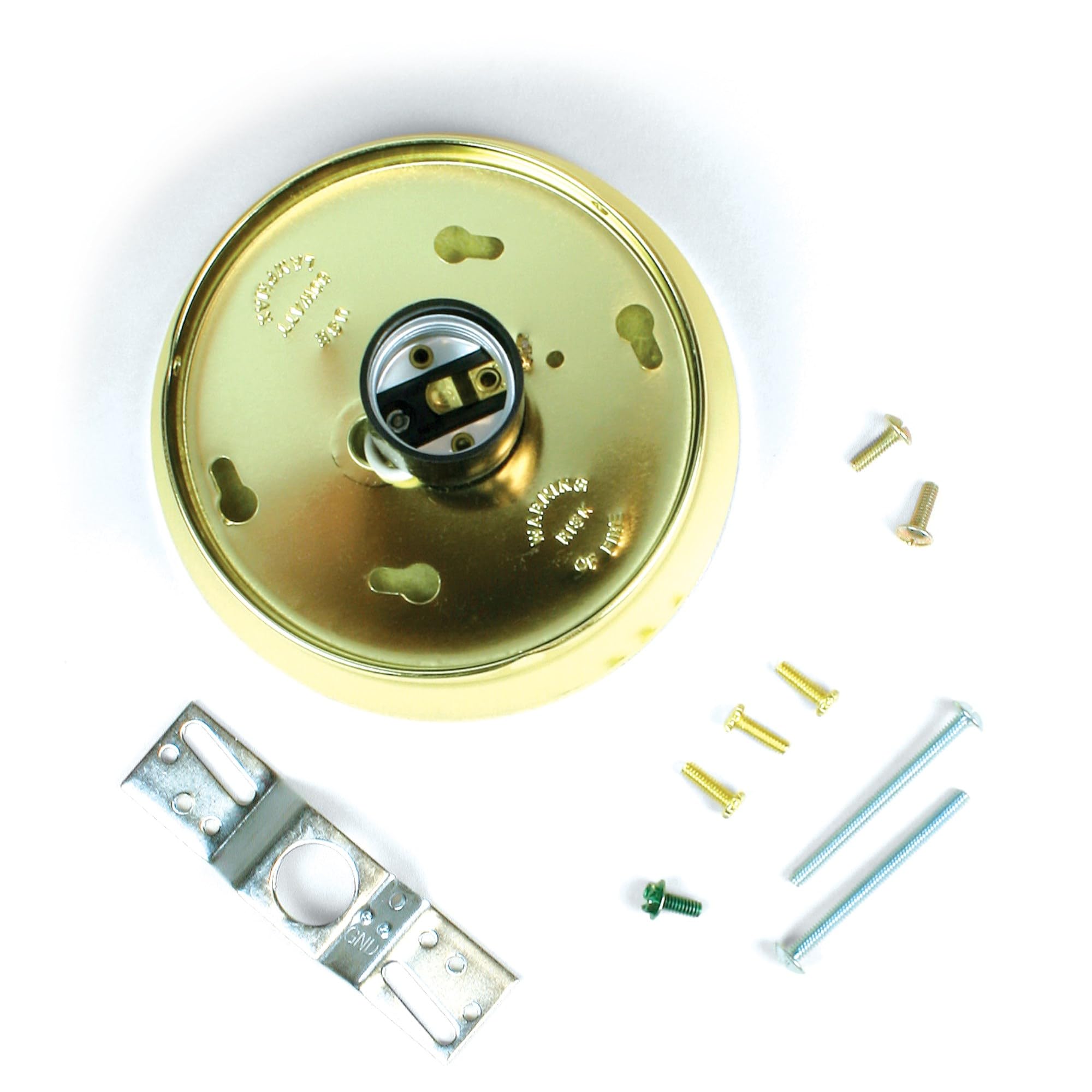 Jandorf Glass Holder Adapter Kit, Model 60222, Brass Material