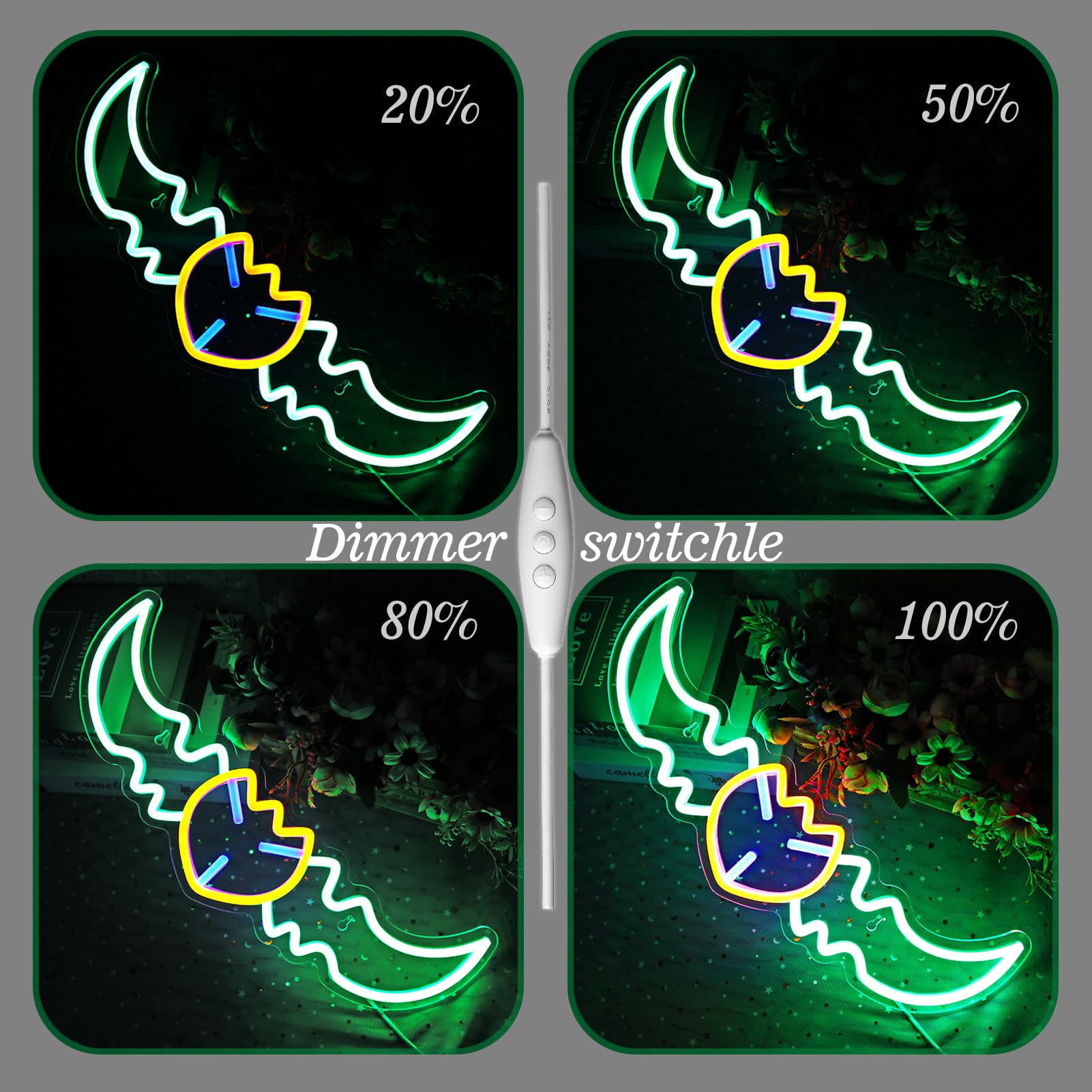 Generic Neon Sign, Warglaive of Azzinoth Wall Decor, Dimmable USB Power, 16.9inx6.3in, Acrylic, Cool