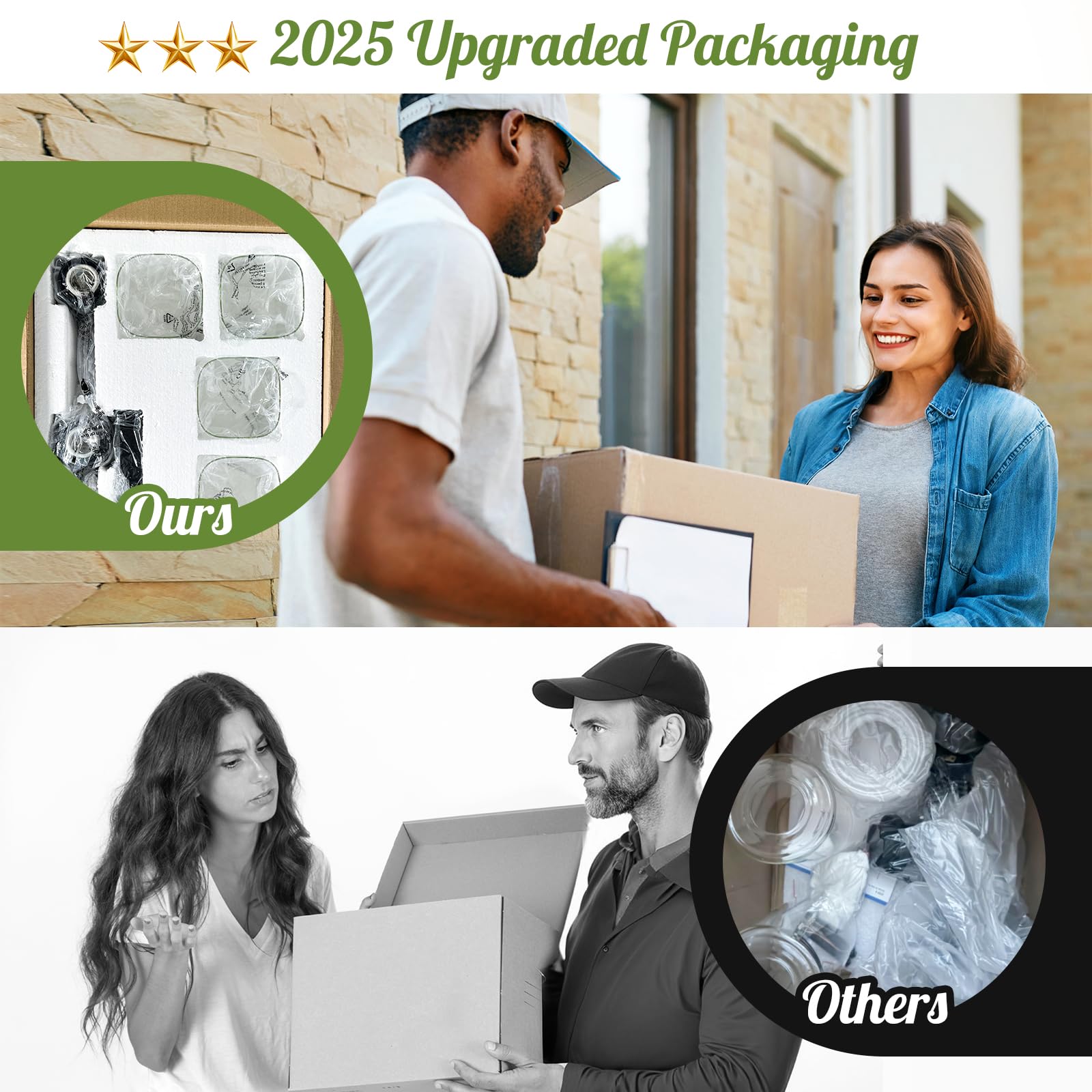 Beslowe 4-Light Bathroom Light Fixtures, Modern Black Bathroom Vanity Light, Bathroom Lighting Fixtures Over Mirror, Matte Black