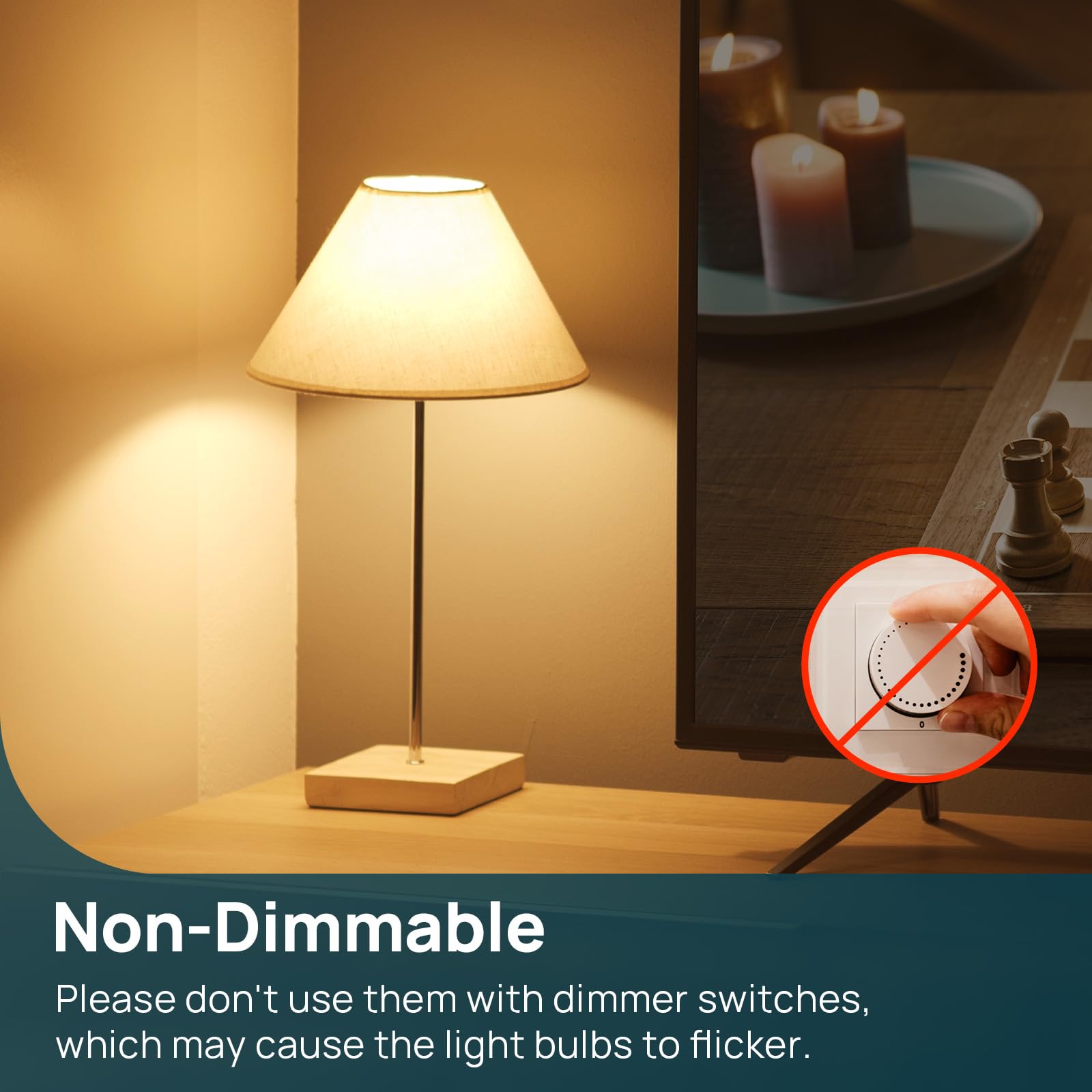 Linkind A19 Led Light Bulb, 75W Equivalent, 11.5W 2700K Soft White, 1100 Lumens Non-Dimmable Led Bulb, E26 Standard Base, Energy