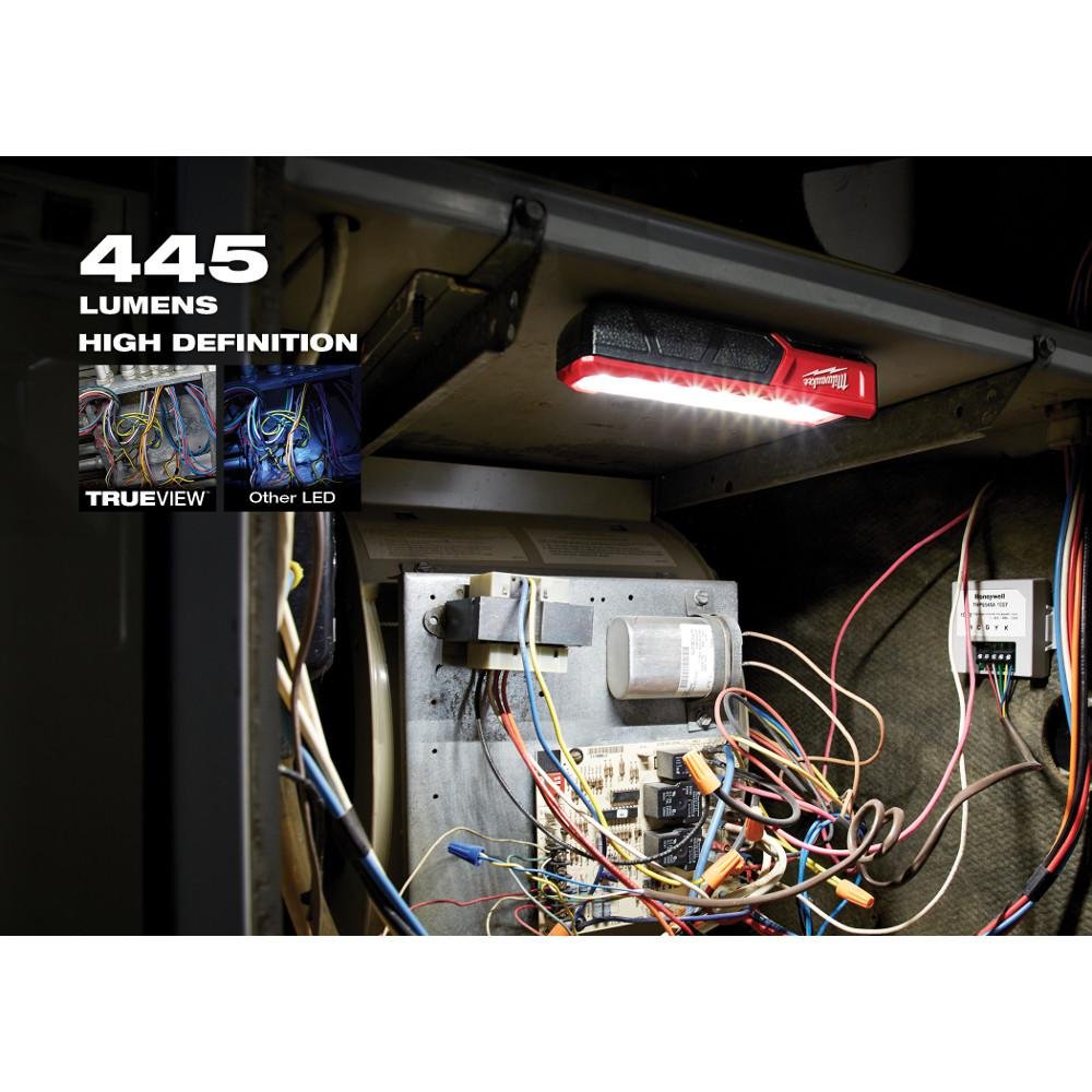 Milwaukee 2112-21 Flood Light - Red and Black, Bright LED, Model 2112-21