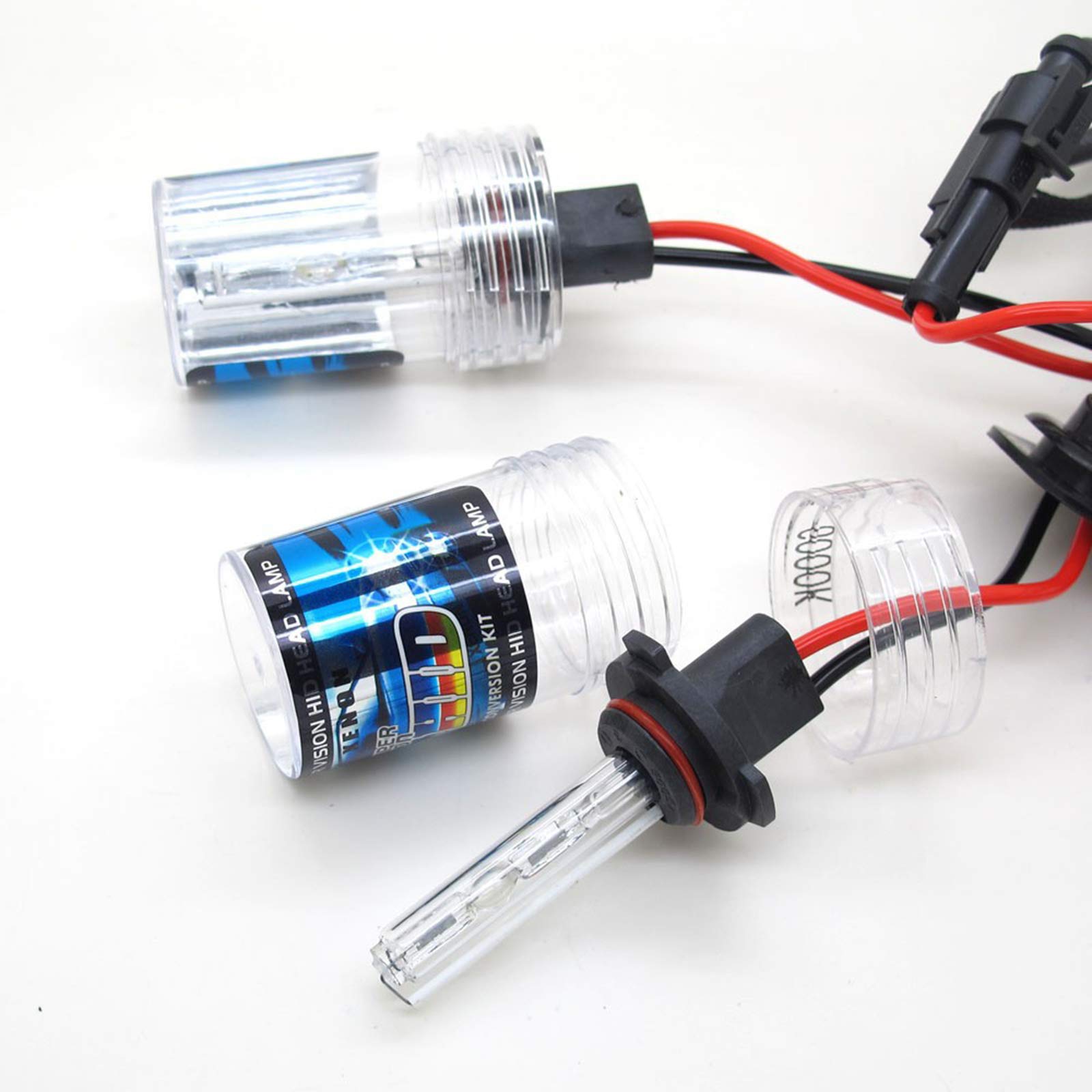 Troniz Hb4 9006 Xenon Hid Bulbs Ac 35W Super Bright Headlight Bulb Replacement Lamp, 10000K Deep Blue, Pack Of 2