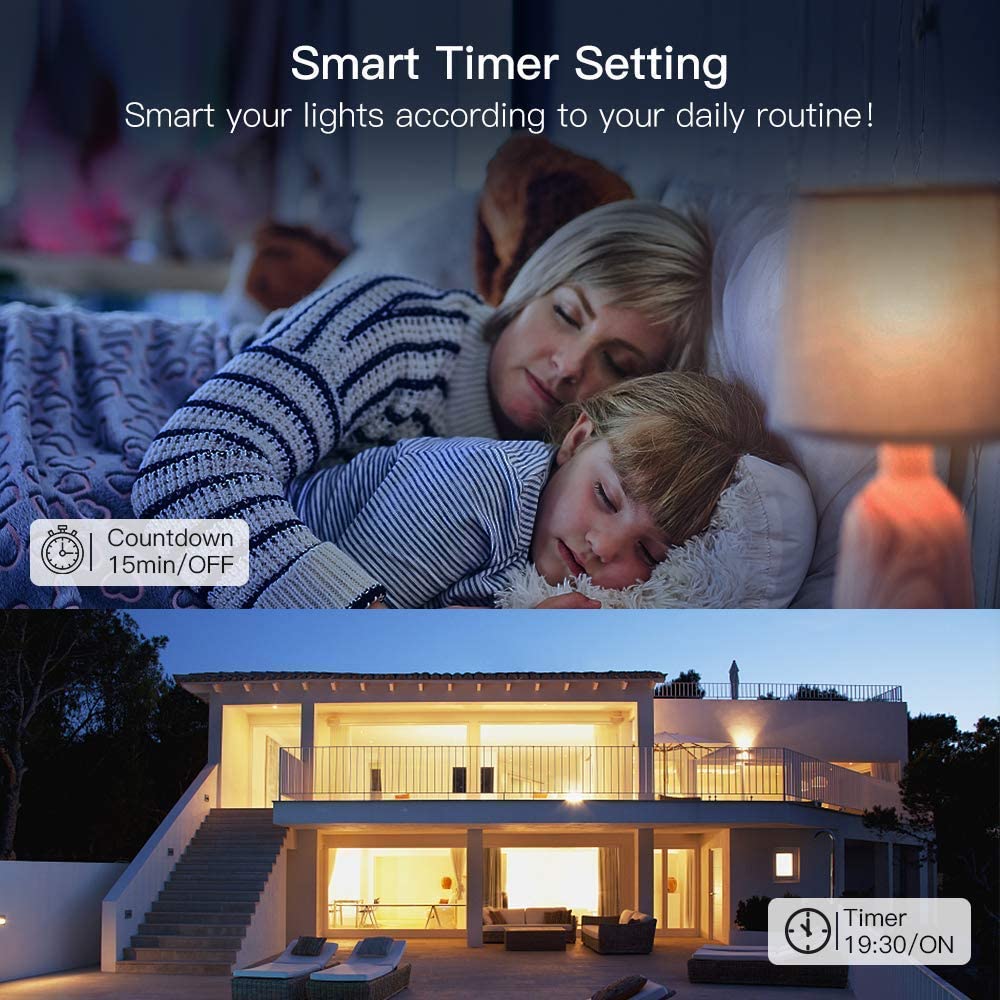 Treatlife Smart Light Bulbs, 2.4Ghz Wifi Led Light Bulb, Dimmable Smart Bulb Compatible With Alexa, Google Home, Smartthings, Ul