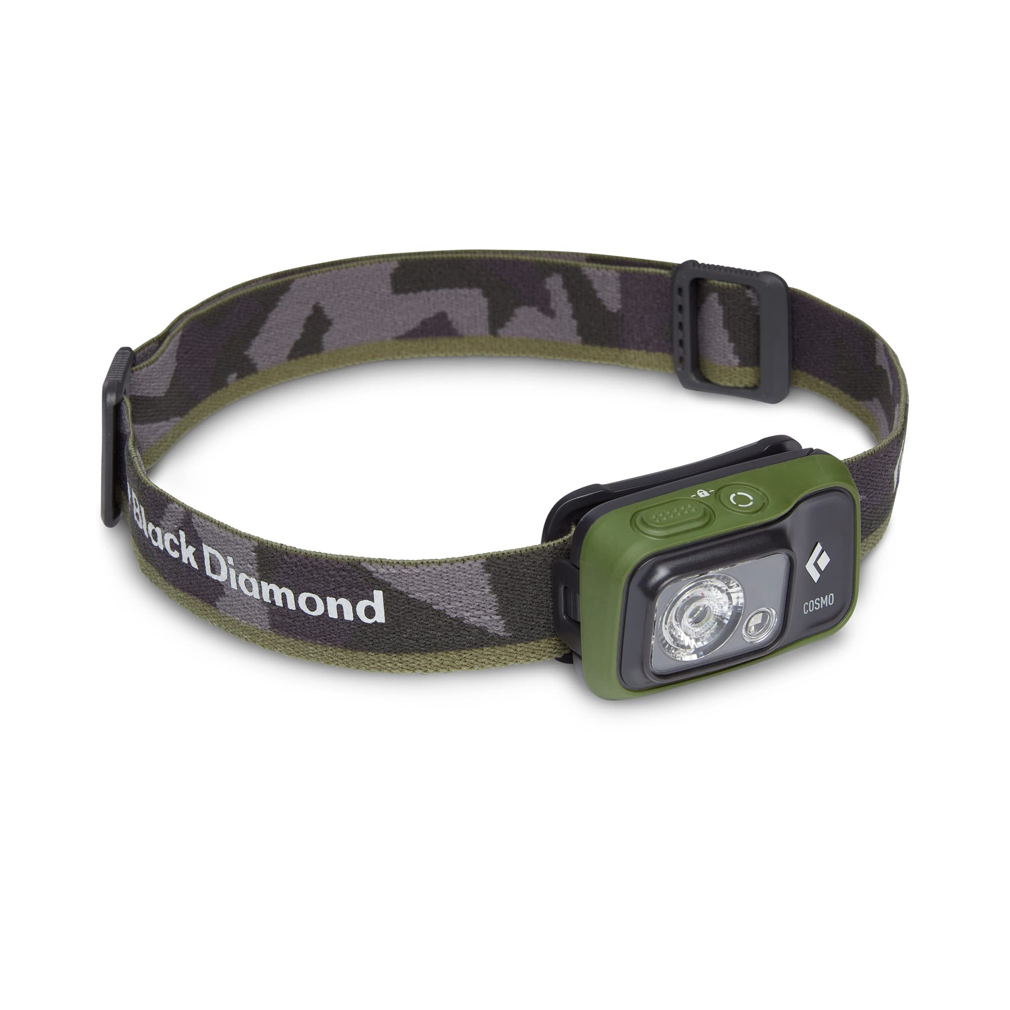 Black Diamond Cosmo 350 Led Headlamp (Dark Olive) - Waterproof And Dimmable Battery Powered Headlamp For Camping, Hiking, Runnin