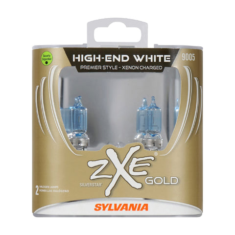 sk SYLVANIA 9005 (HB3) SilverStar zXe GOLD Halogen Headlight Bulb