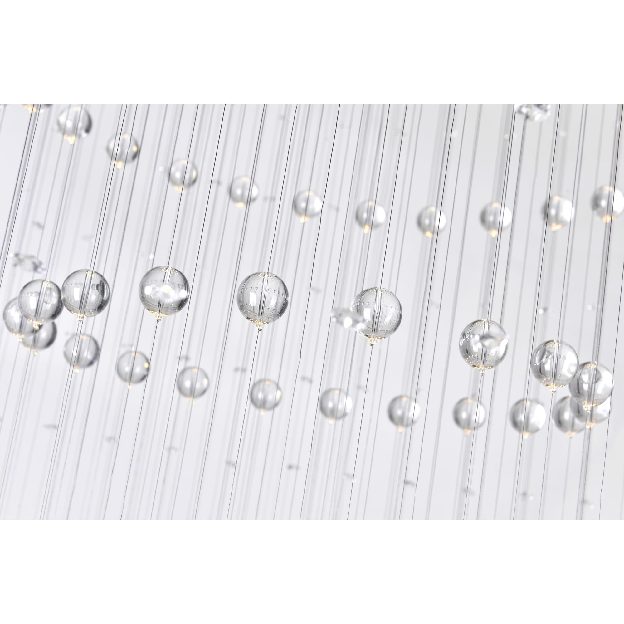 CWI Lighting Hallway 18 Light Flush Mount with Chrome Finish Fom