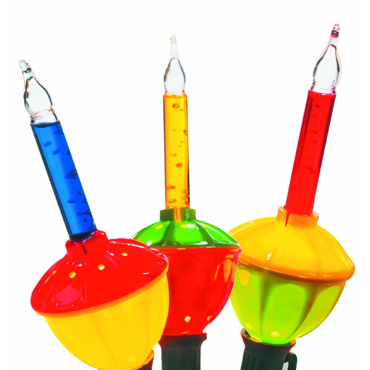 Celebrations C7 Replacement Bubble Light Bulbs 3-Pack, Multicolor, Plastic, Model U1RY42A1