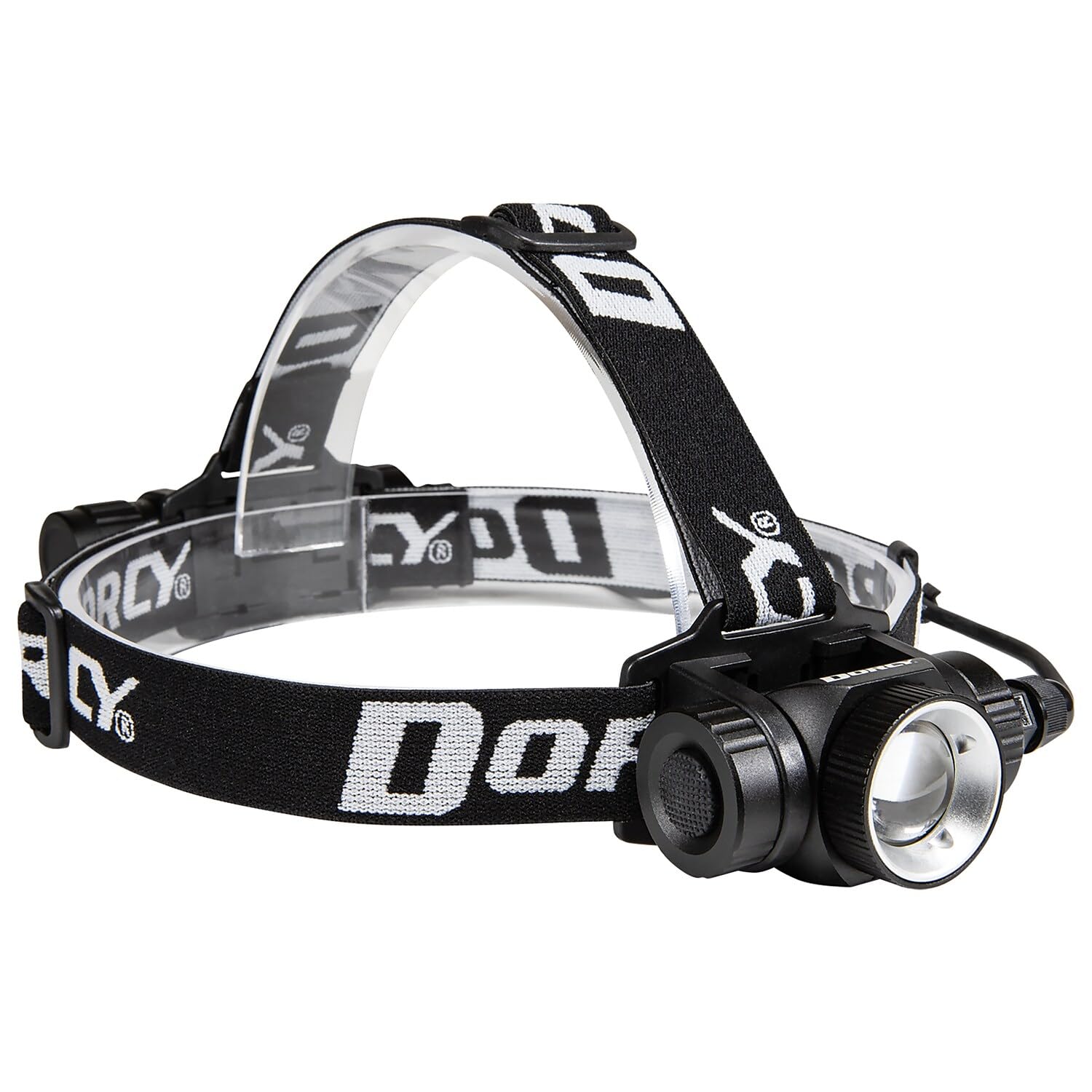 Dorcy 41-2121 1,000-Lumen Pro Water-Resistant Aluminum Led Rechargeable Headlamp