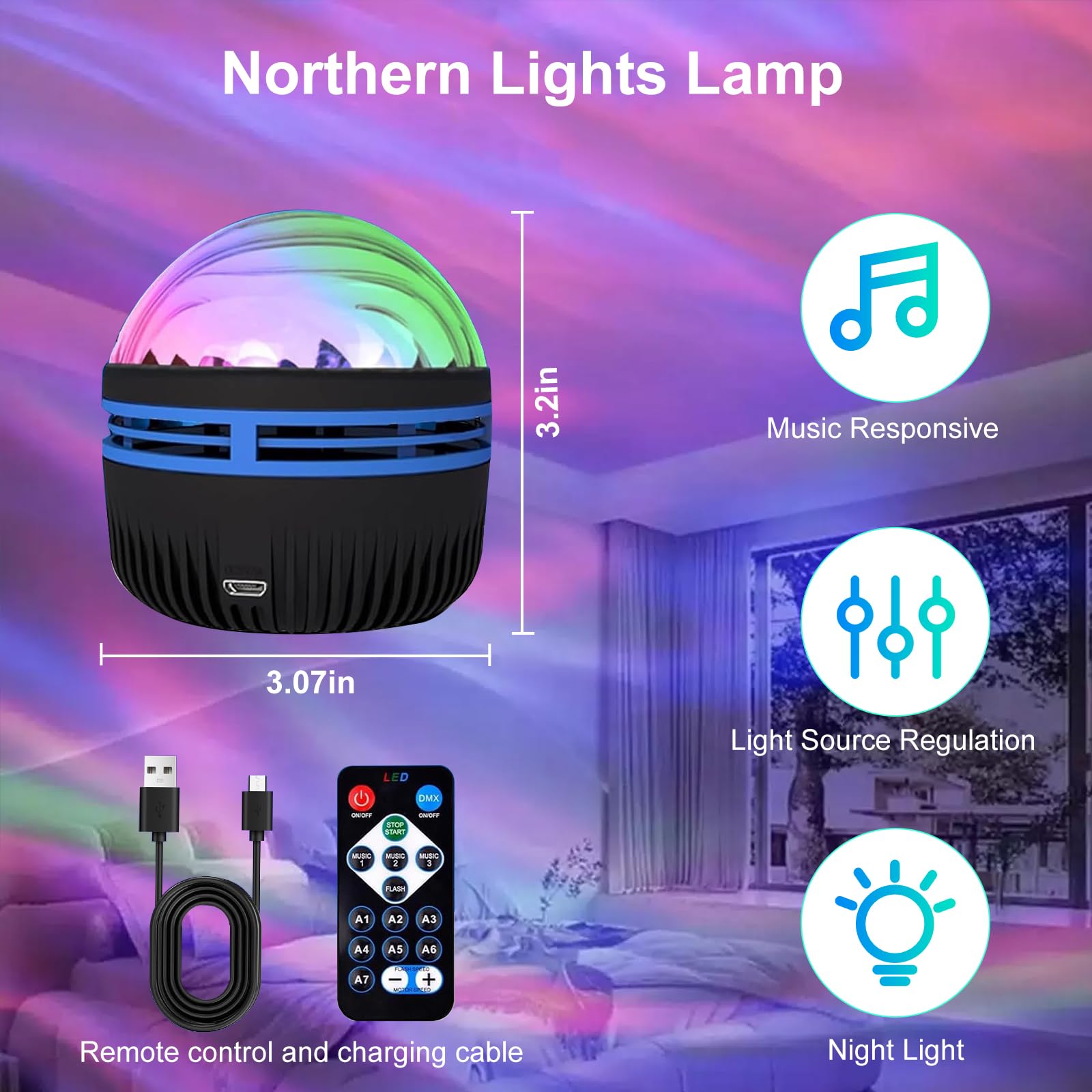 Maxrock Galaxy Projector Black Hole Projector With Remote Control For mature-themeds Bedroom Decoration  Party  Nebula Lamp Night Light For Kid Gifts