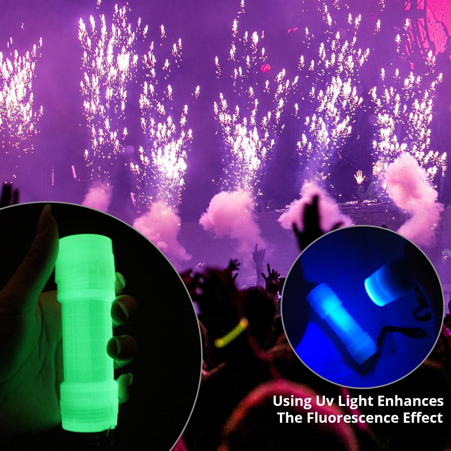 Kunhe 30 Pack Mini Glow In Dark Flashlights For Kids - Battery Included, Party Favors, Gifts