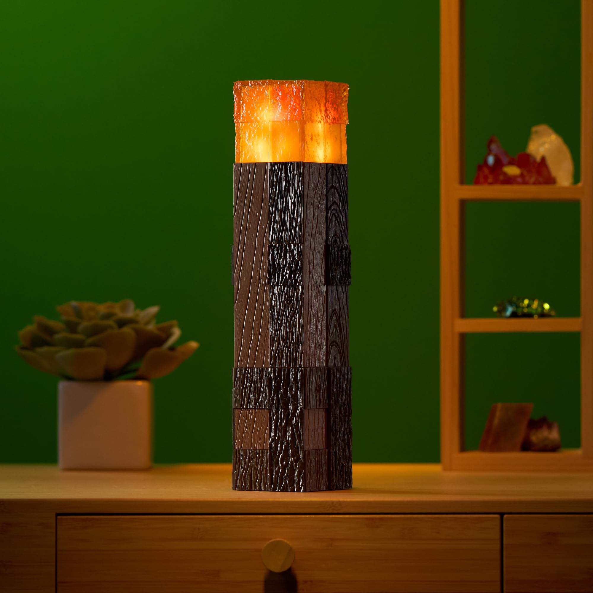 The Noble Collection Minecraft Torch Illuminating Collector Replica