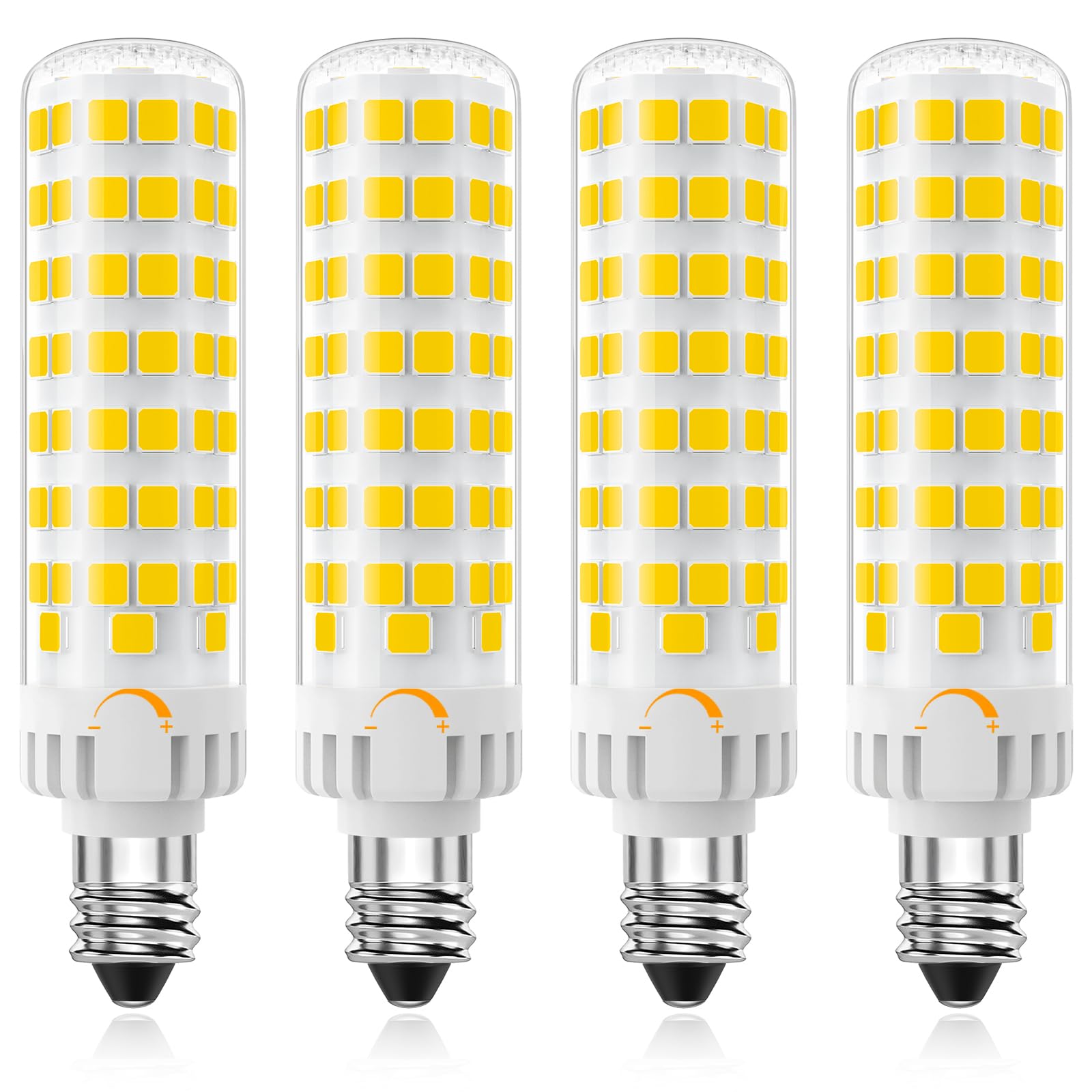 E11 Led Bulb Dimmable, Jde11 120V 100W Halogen Equivalent, T3/T4 Mini Candelabra Base, 4000K Natural White, 10W 1100 Lumen E11 B