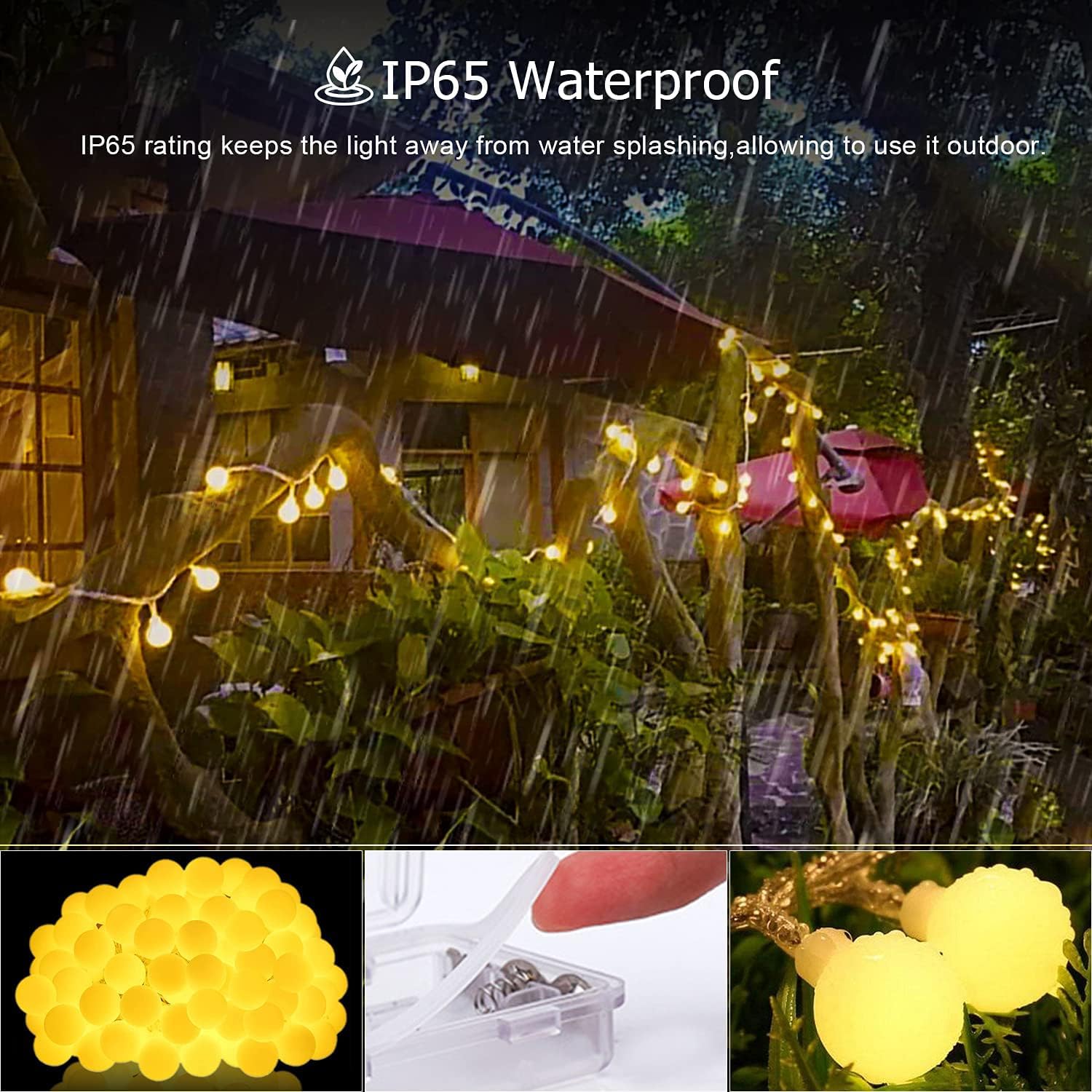 Party Propz Bubble Ball Lights for Decoration - 14 Feet, 14 Led, Ball Lights for Decoration for Indoor Outdoor | Decorative Ligh