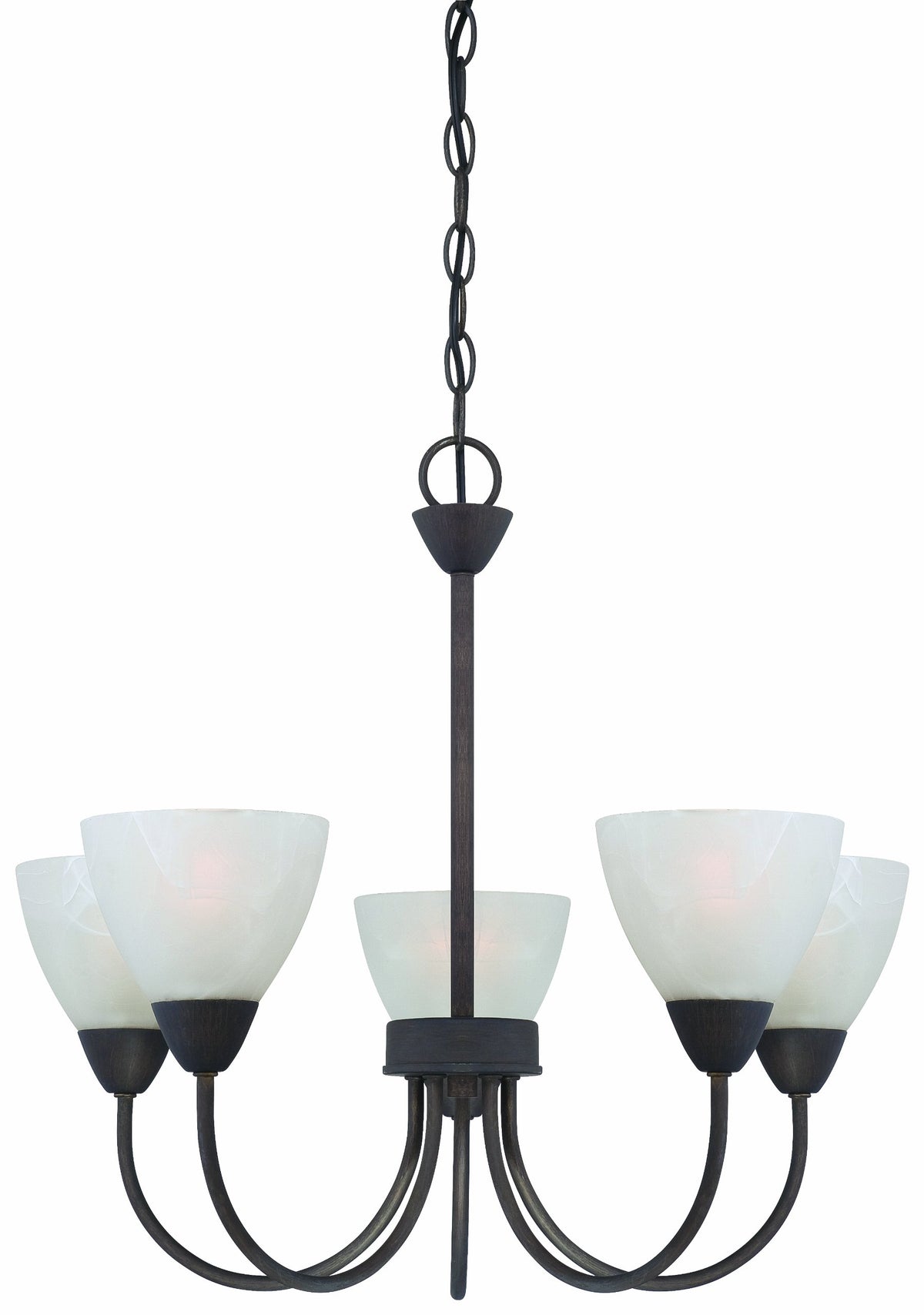 Elk Home Thomas Lighting Tia Chandelier - Painted Bronze, 22&quot;W X 22&quot;D X 19&quot;H, Stainless Steel