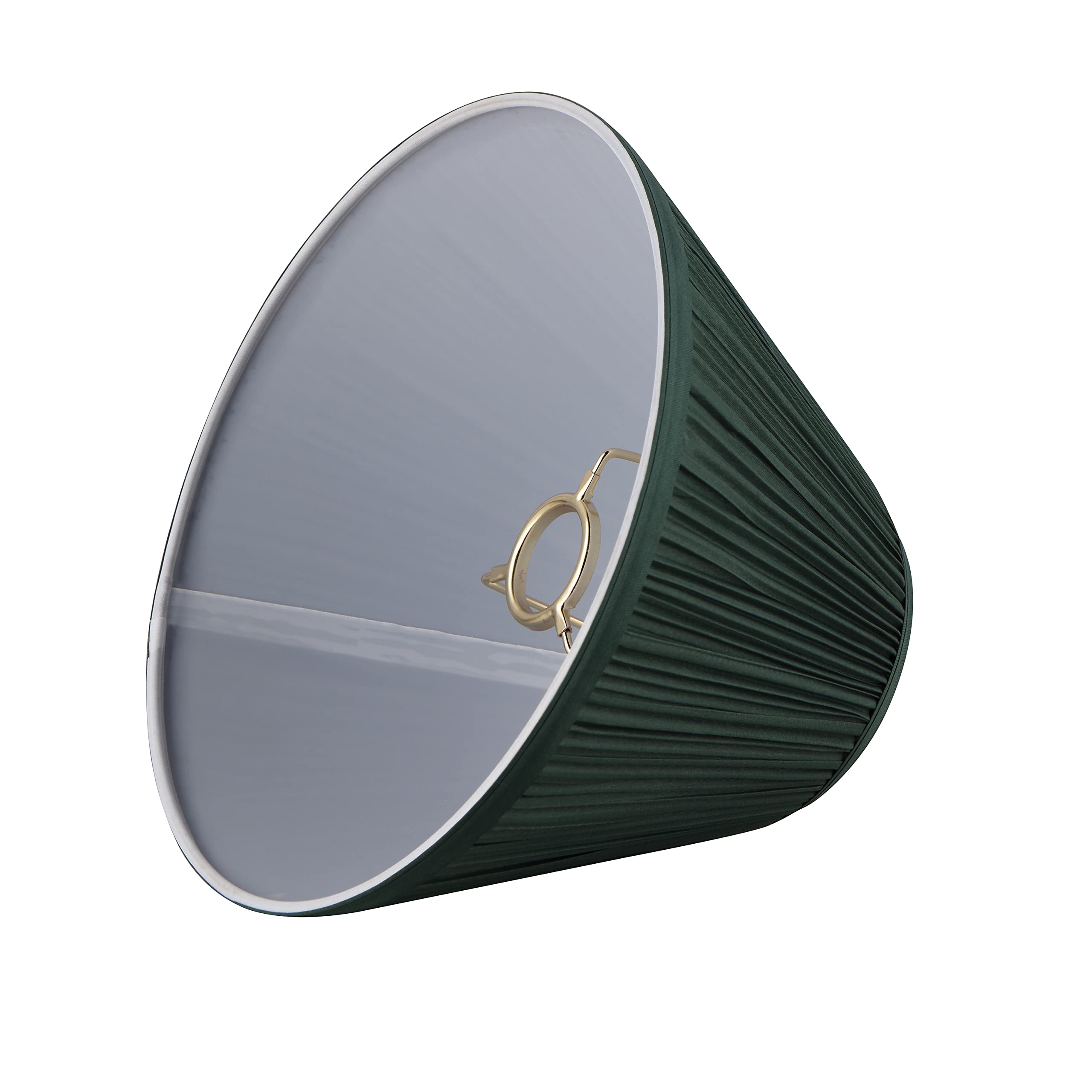 Aspen Creative 59173, Empire Uno Lamp Shade, Forest Green, 4&quot; Top X 10&quot; Bottom X 7&quot; Slant Height, Slip Uno 33Mm