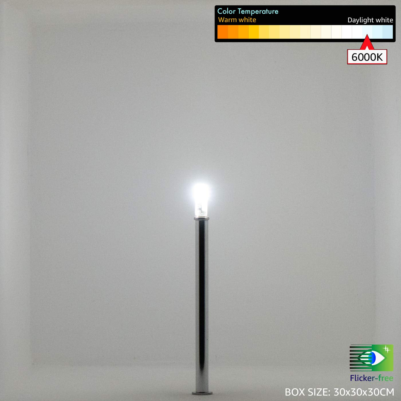 JAUHOFOGEI G4 LED Bulb 12V Bi-pin Base 10W Replacement Halogen JC Bulb Daylight White 6000K - 10 Pack