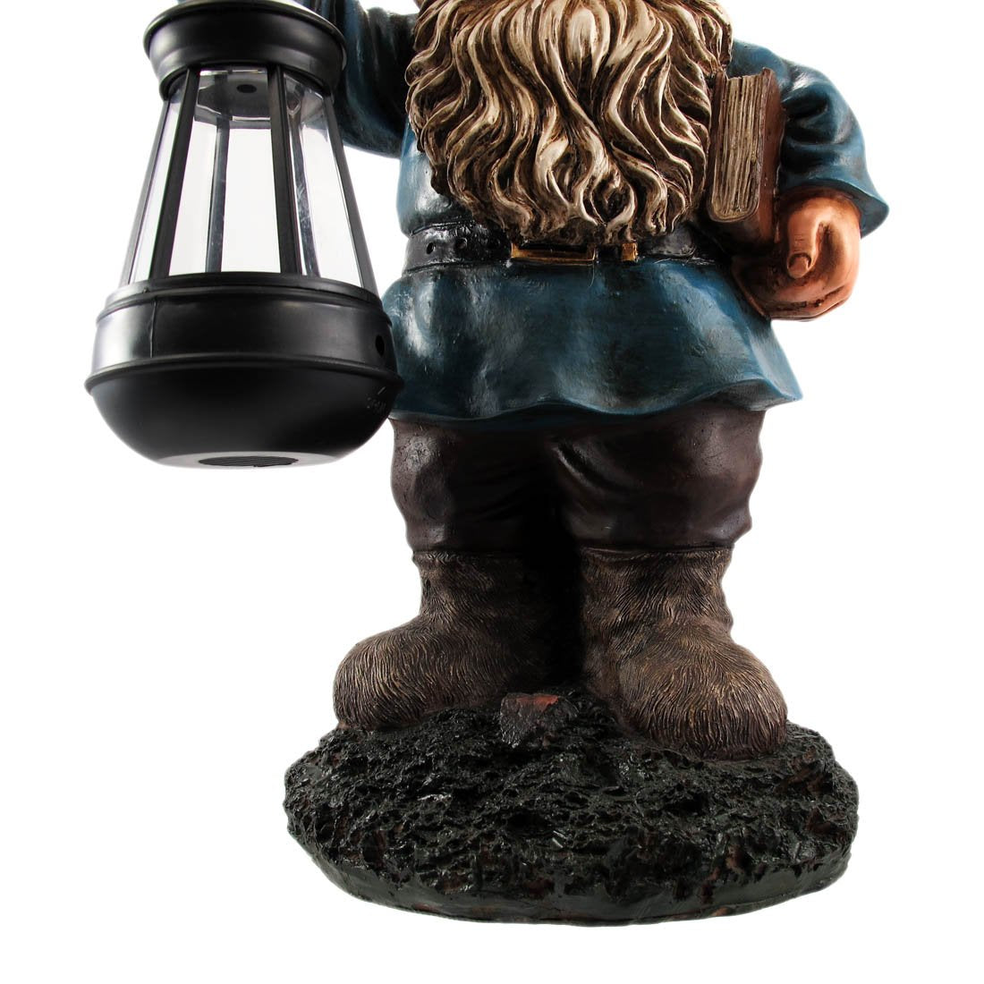 Garden Gnome Holding Lantern Statue