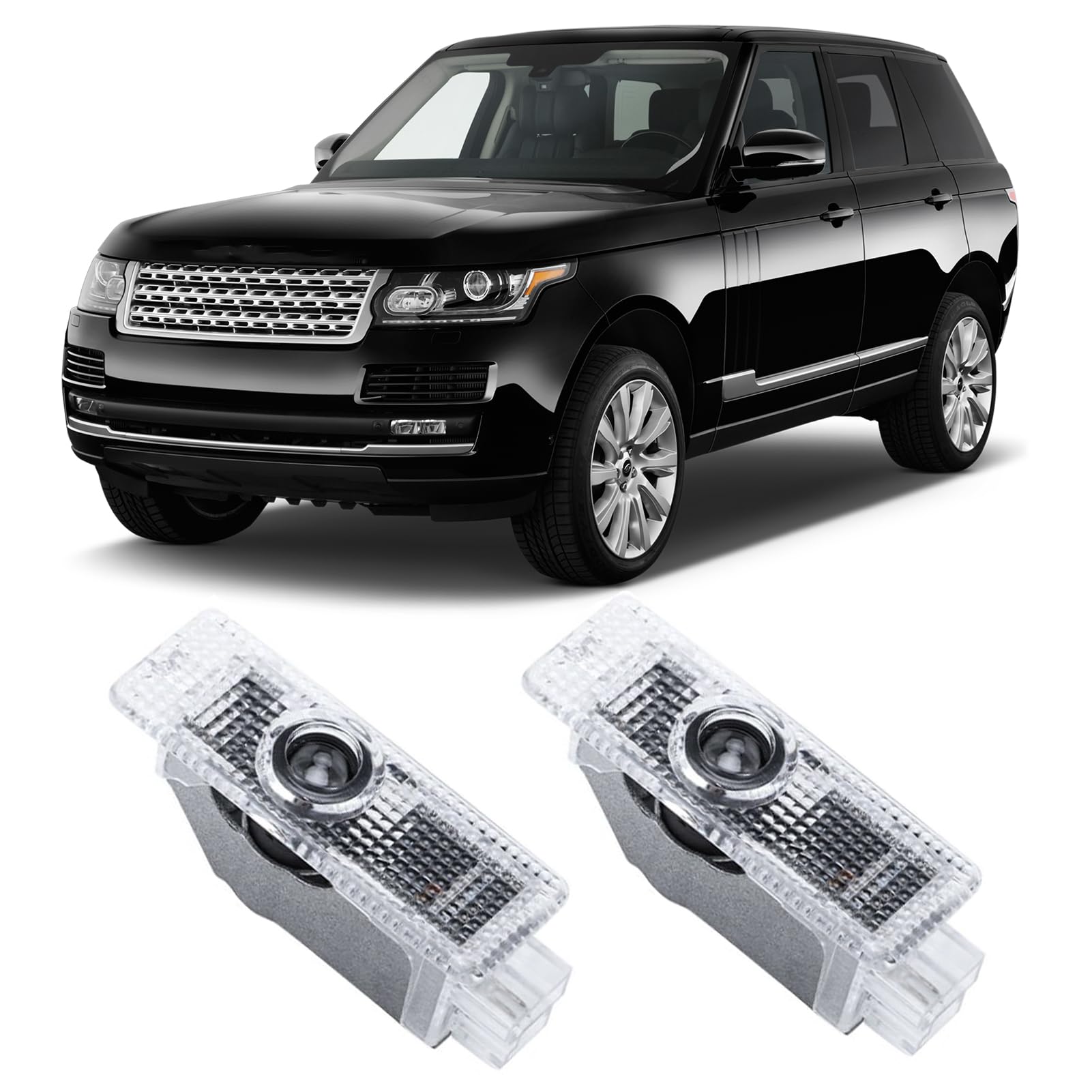 2 Pcs Never Fade Door Light Logo, Projection Ghost Shadow Welcome Puddle Light Compatible With Range Rover 2010-2022 Accessories