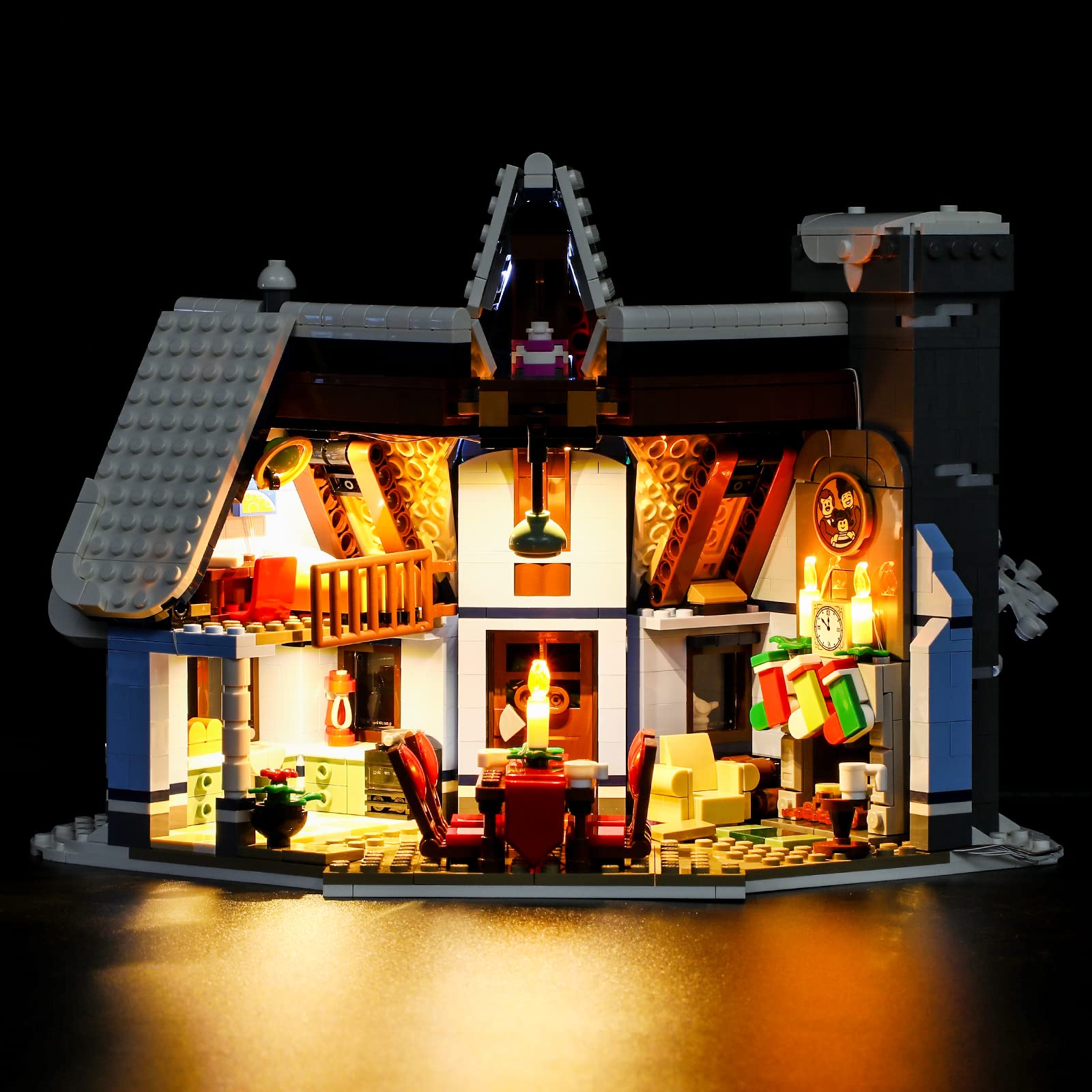 LIGHTAILING Led Light for Lego 10293 Santas Visit Building Blocks Model Remote-Control Version - NOT Included The Model Set