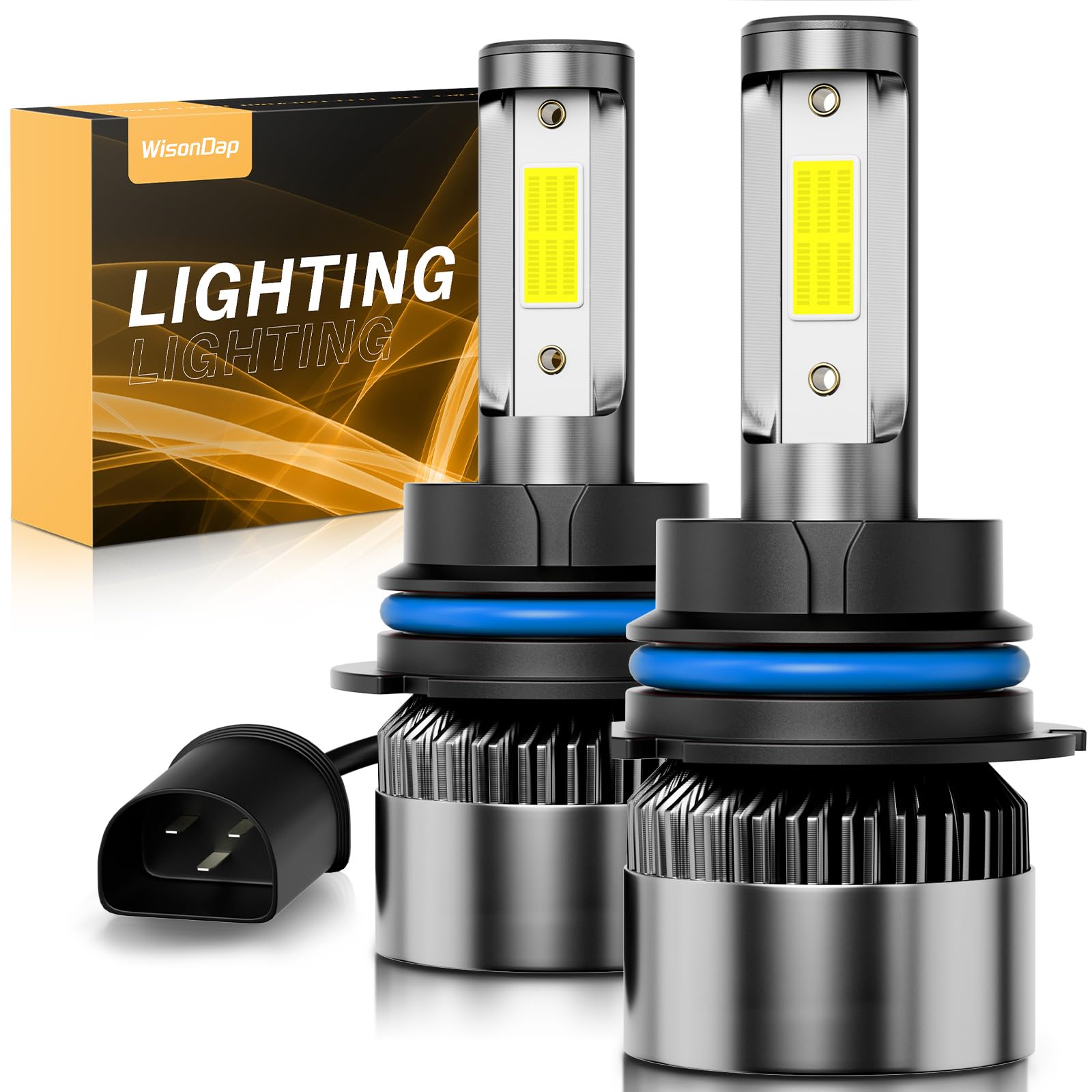 WisonDap ????????/?????? 6500K Cool White  60000LM 900% Brighter  Backup Plug & Play IP68 Waterproof Replacement with 2pcs 194 168 T10 2825 Bulb for Interior Off-Road Lights