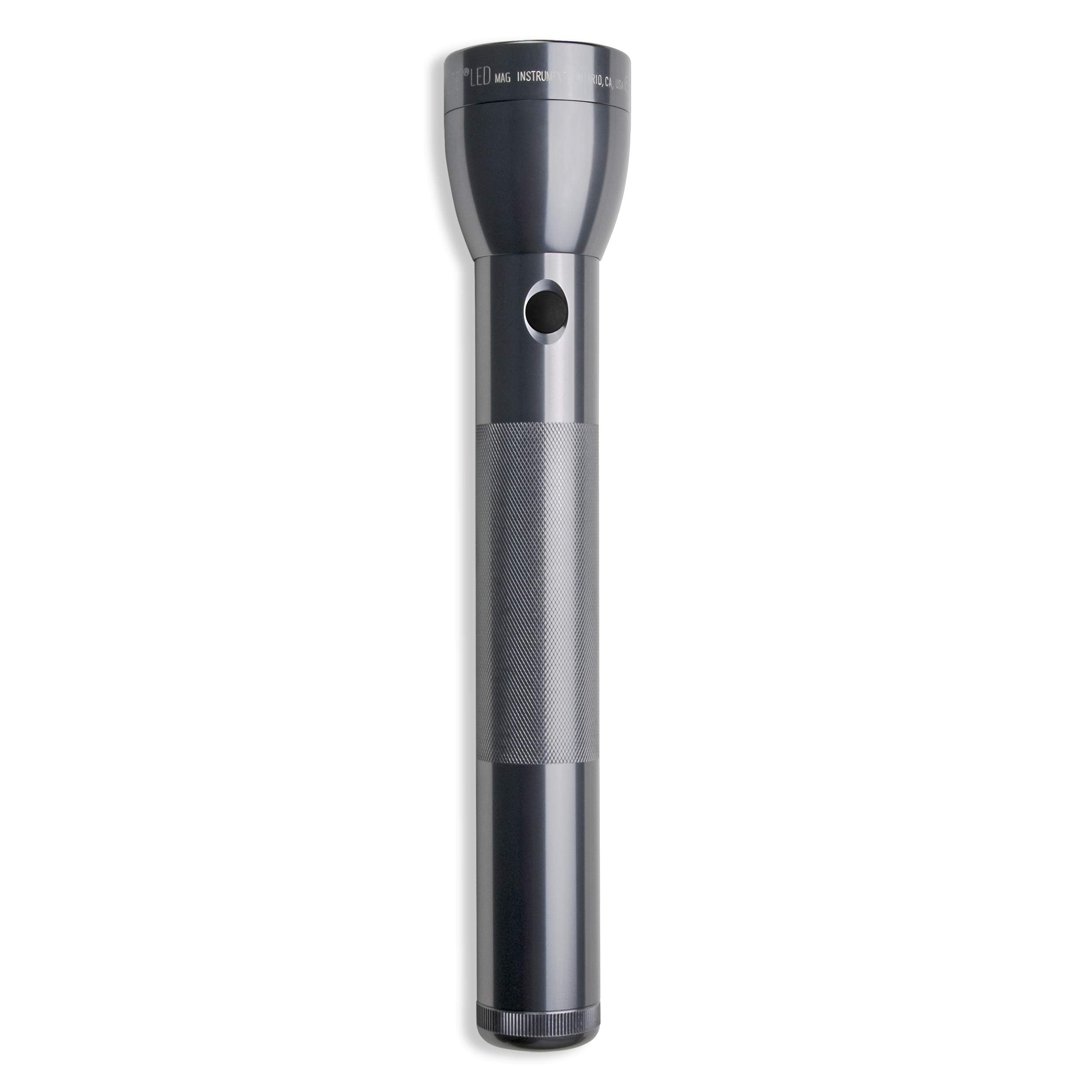 MagLite ML300L LED Flashlight - 3-Cell D, Aluminum, Gray, Black