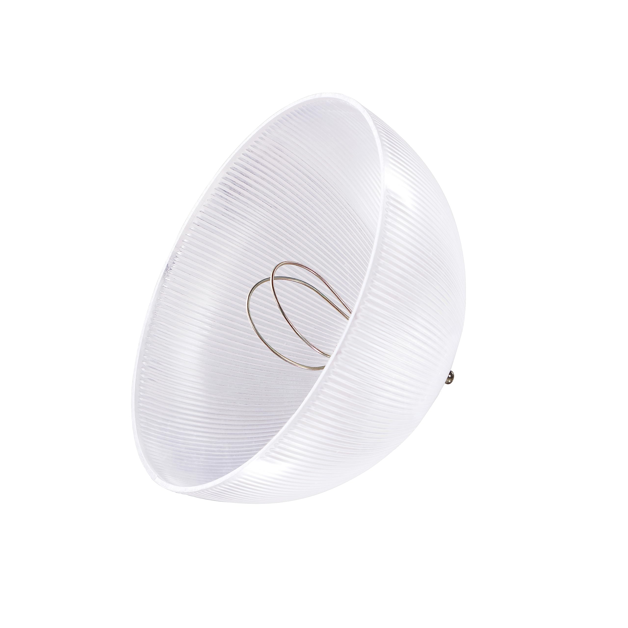 Aspen Creative 28007-75-2, Clip-On Dome Shade For A-Type Bulb Indoor Location Light Fixtures/Clear Finish, 8'' Diameter X 4'' He