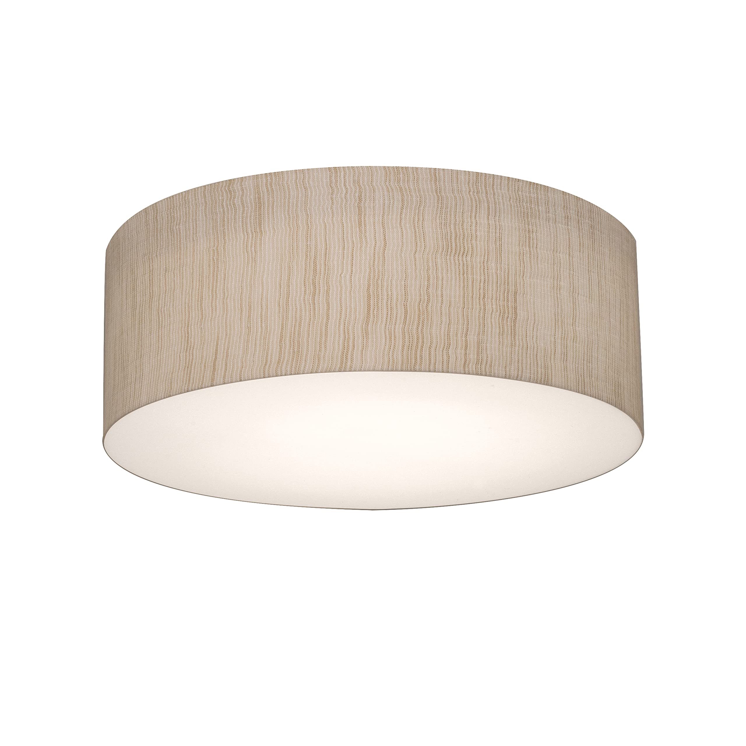 AFX Anton 12 Flush Mount - Jute Shade
