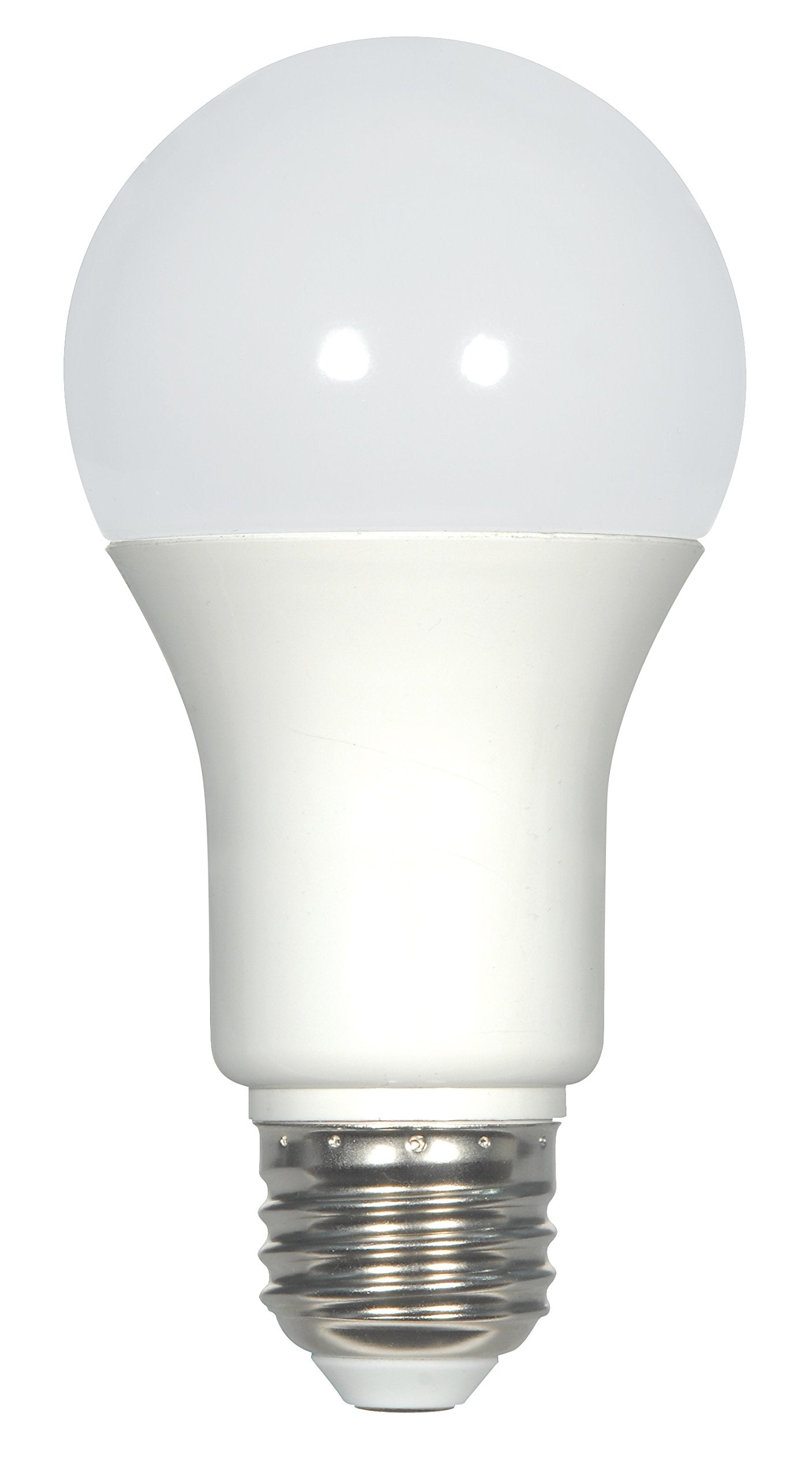 Satco S29837 6-Pack Solid State LED Light Bulb; 120 Volts; 9.8 Watts; 800 Lumens; A19 Medium Base; 3500; Dimmable; Frosted Finis