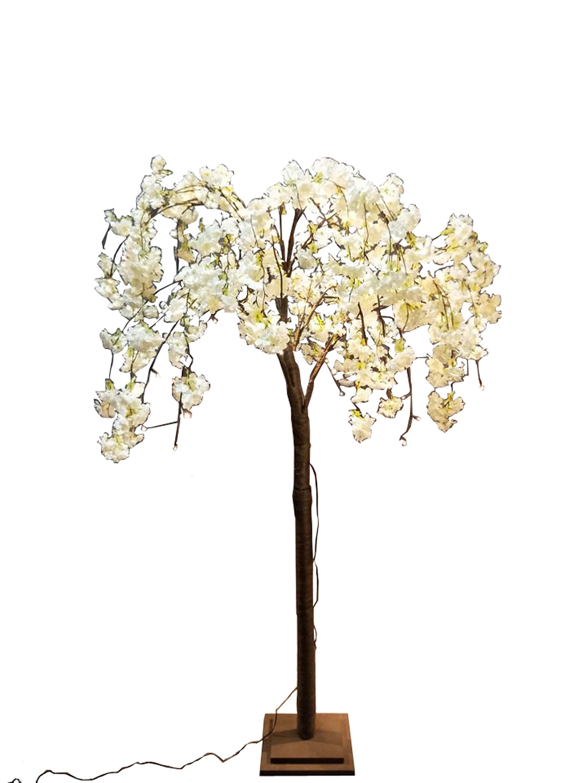 Hi-Line Gift 37446-M Medium Cherry Blossom Tree with 84 Warm White Led