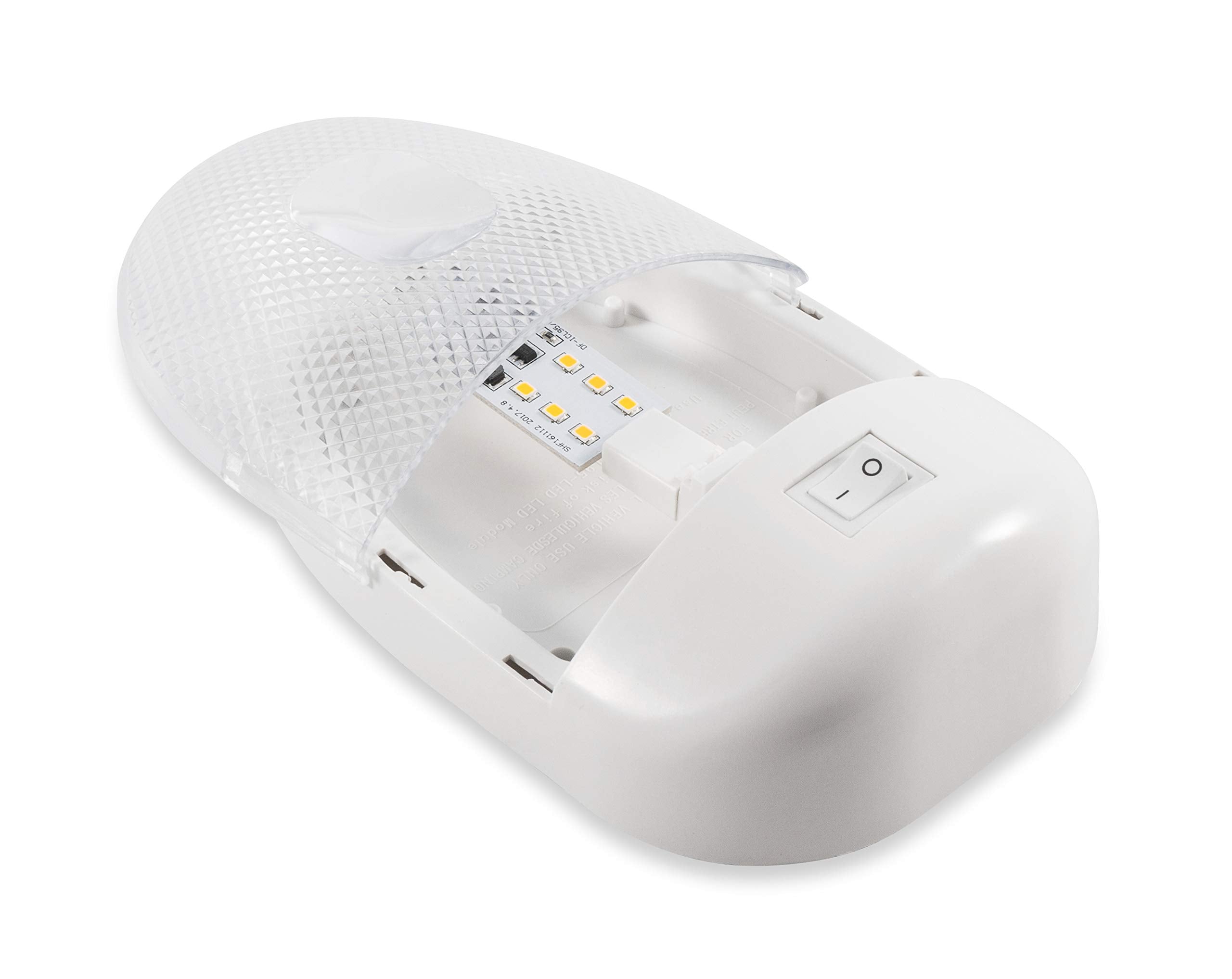 Camco 41331 Led Dome Light - White, One Size, Plastic Replacement Light For Rvs And Trailers