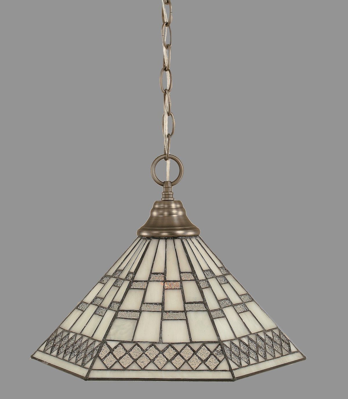 Toltec Lighting 1 Light Pendant In Brushed Nickel (10-Bn-910)