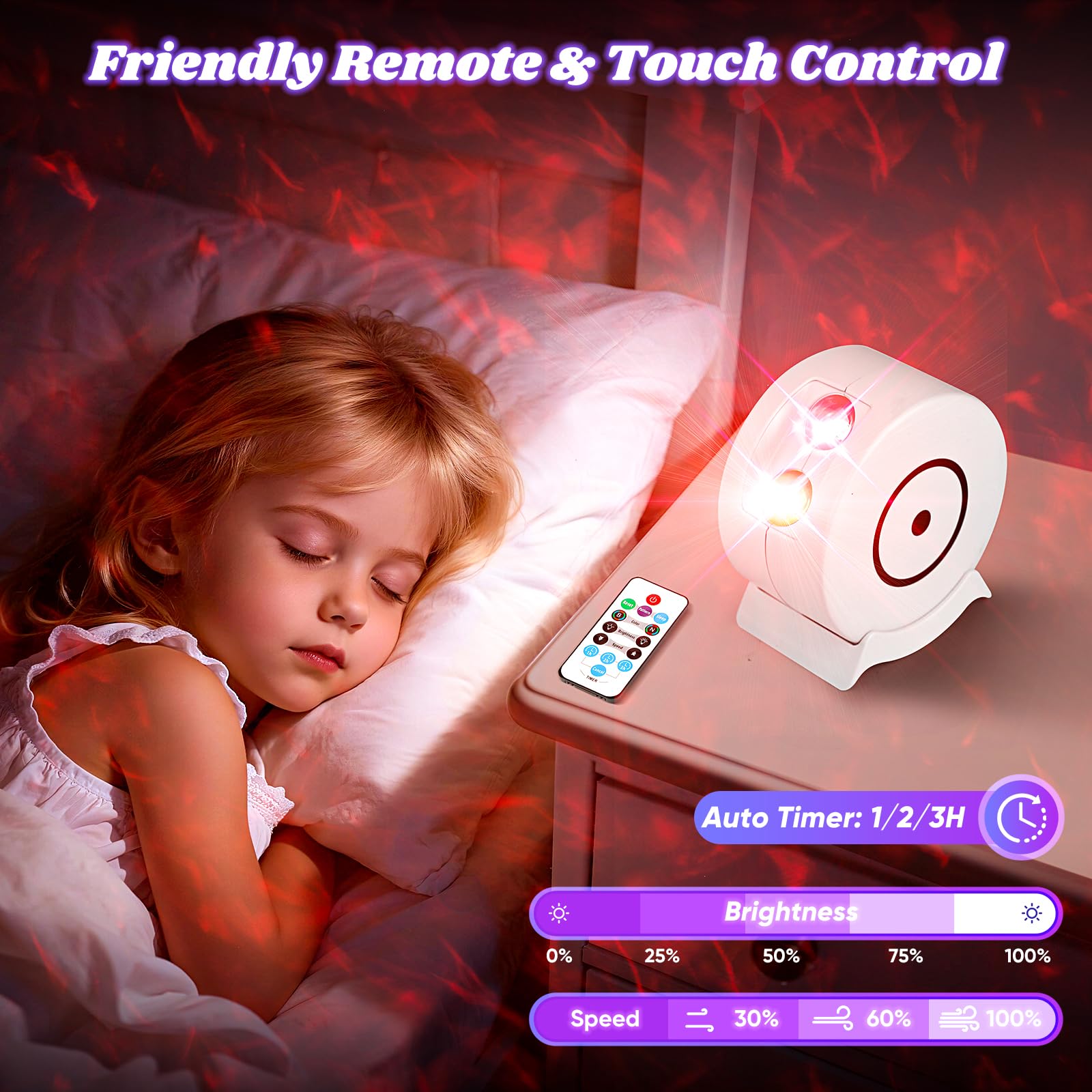 Incamity Galaxy Projector  Light Projector  Night Light Projector With 41 Lighting Modes  Galaxy Light Projector With Timer And Remote  For Kids mature-themeds  Bedroom  Home Theater  Christmas