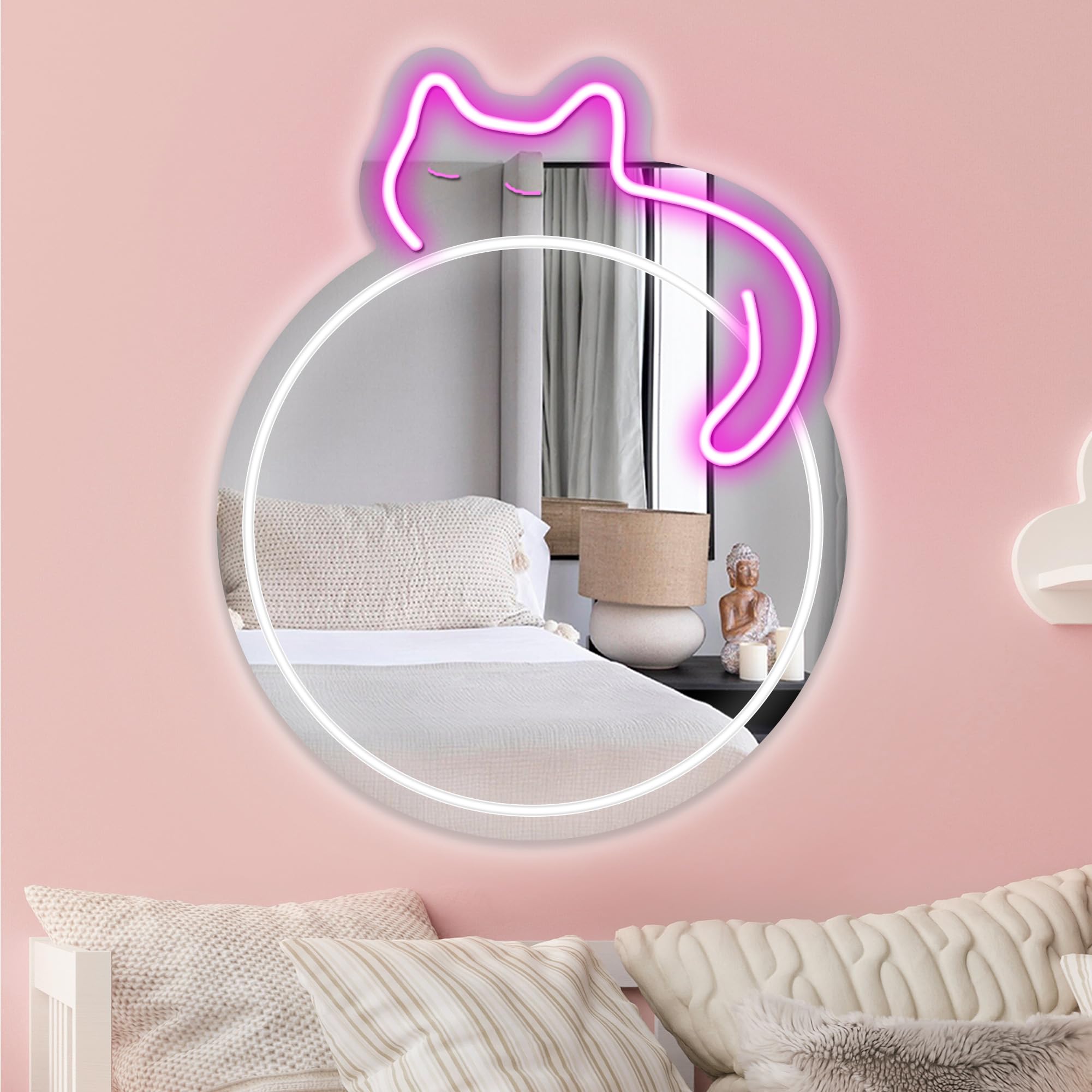 Kavaas Neon Unicorn Sign, LED Lights for Girls Room, 13.8 x 10.7 inches, Plastic, Unicorn Color