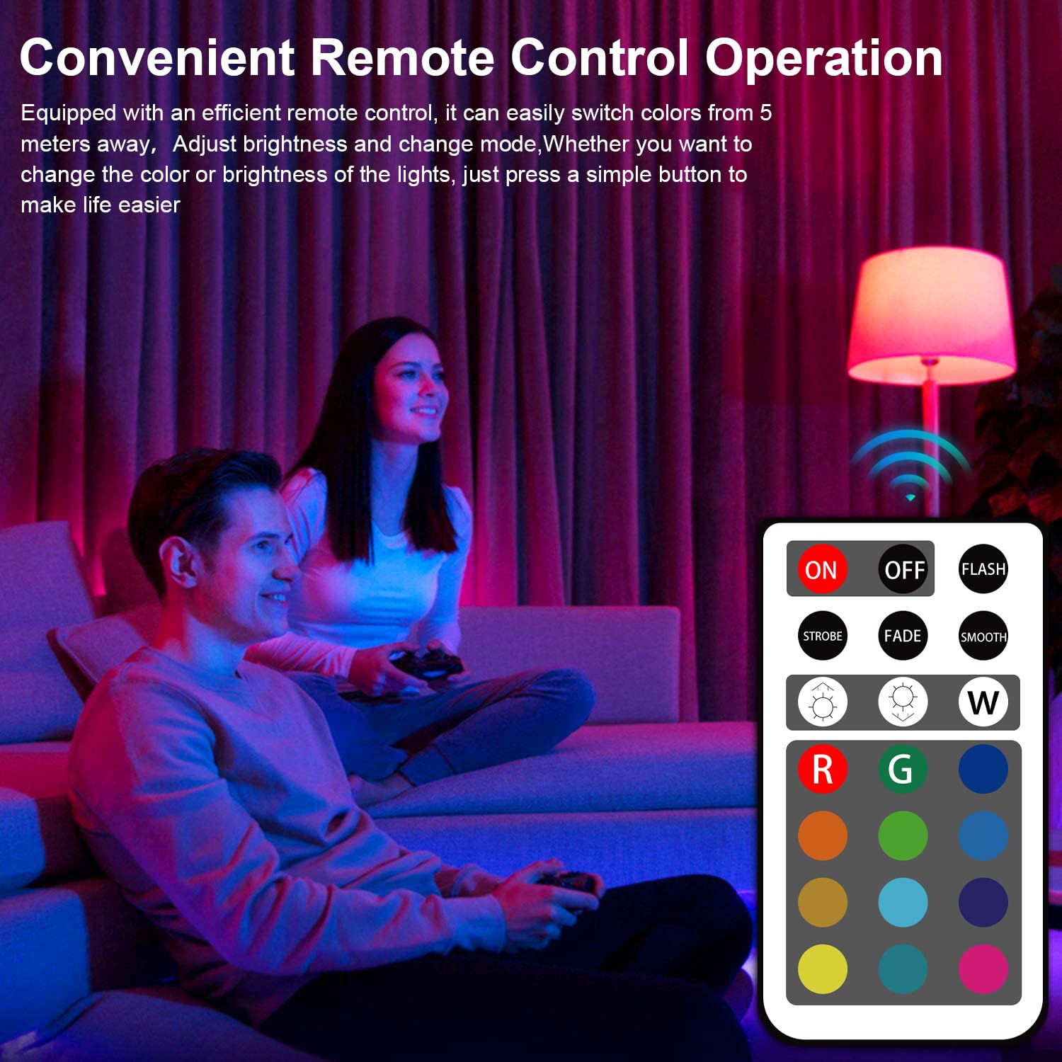 Xrise E12 Led Bulb 3W Color Changing Candle Light (Rgb + Warm White) 12 Colors  3000K  Remote Control Included (2 Remote) Decorative Candle Lamp For Stage Home Decor 4 Pack