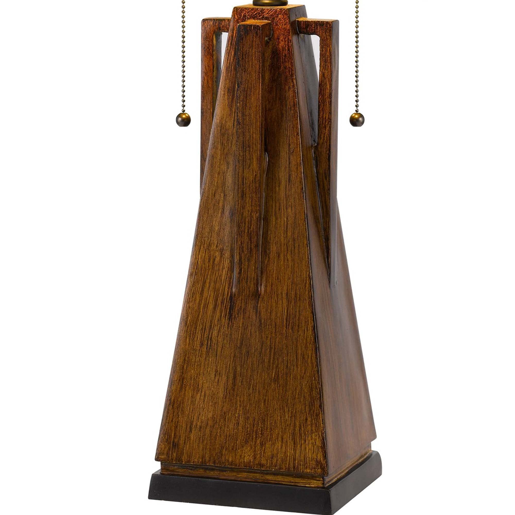Benzara Table Lamp with Tiffany Shade, Geometric Design, Metal, Multicolor, Model BM241807