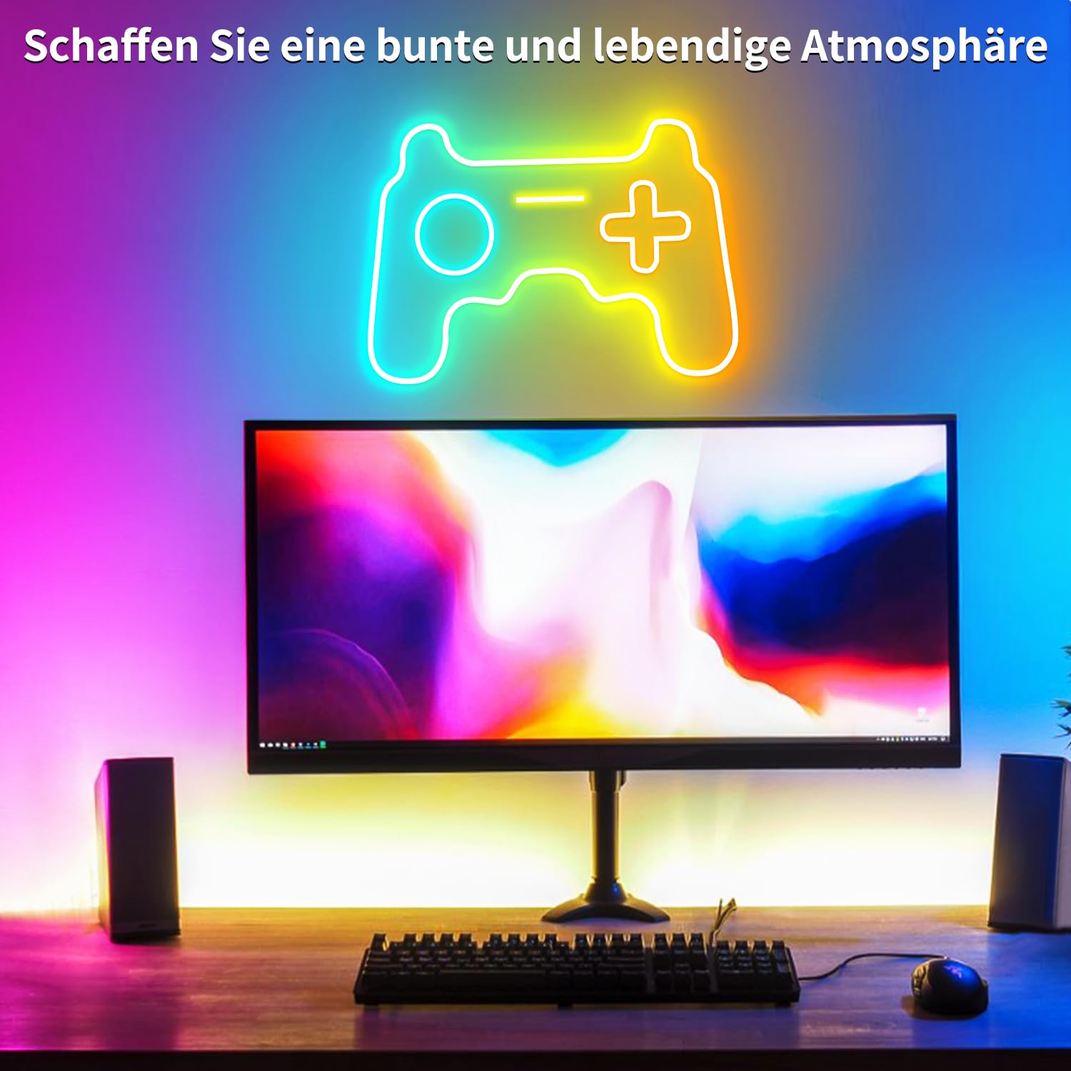 Segrass 132Ft Neon Led Rope Lights Ip65 Waterproof Led Lights For Bedroom Flexible Led Light Strip With Remote/App Control Rgb L