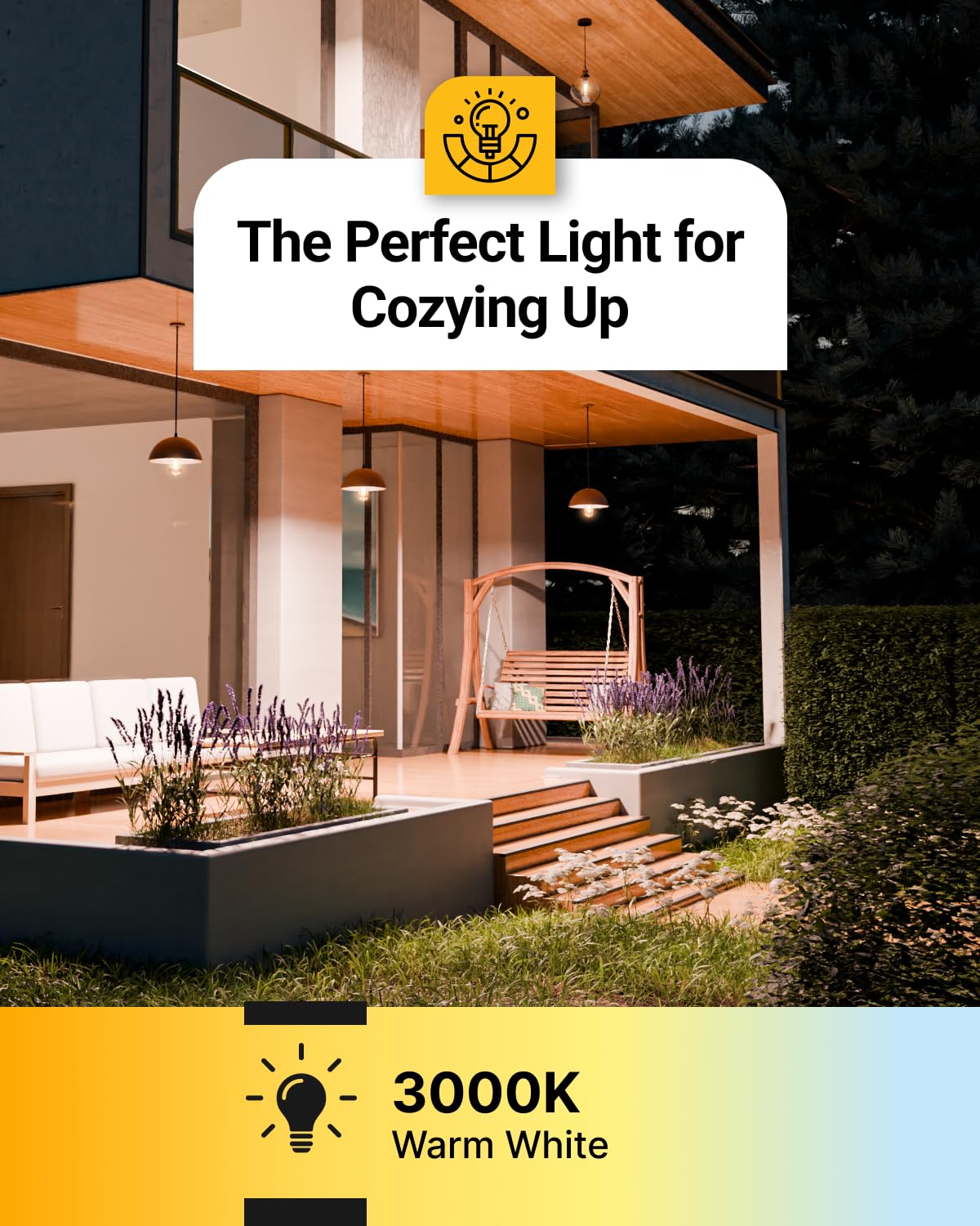 Sunco Dusk To Dawn Led Outdoor Lights Bulb, St64 Edison Style Automatic Light Sensing Bulbs, 800 Lm, 7W (60W Equivalent), 3000K