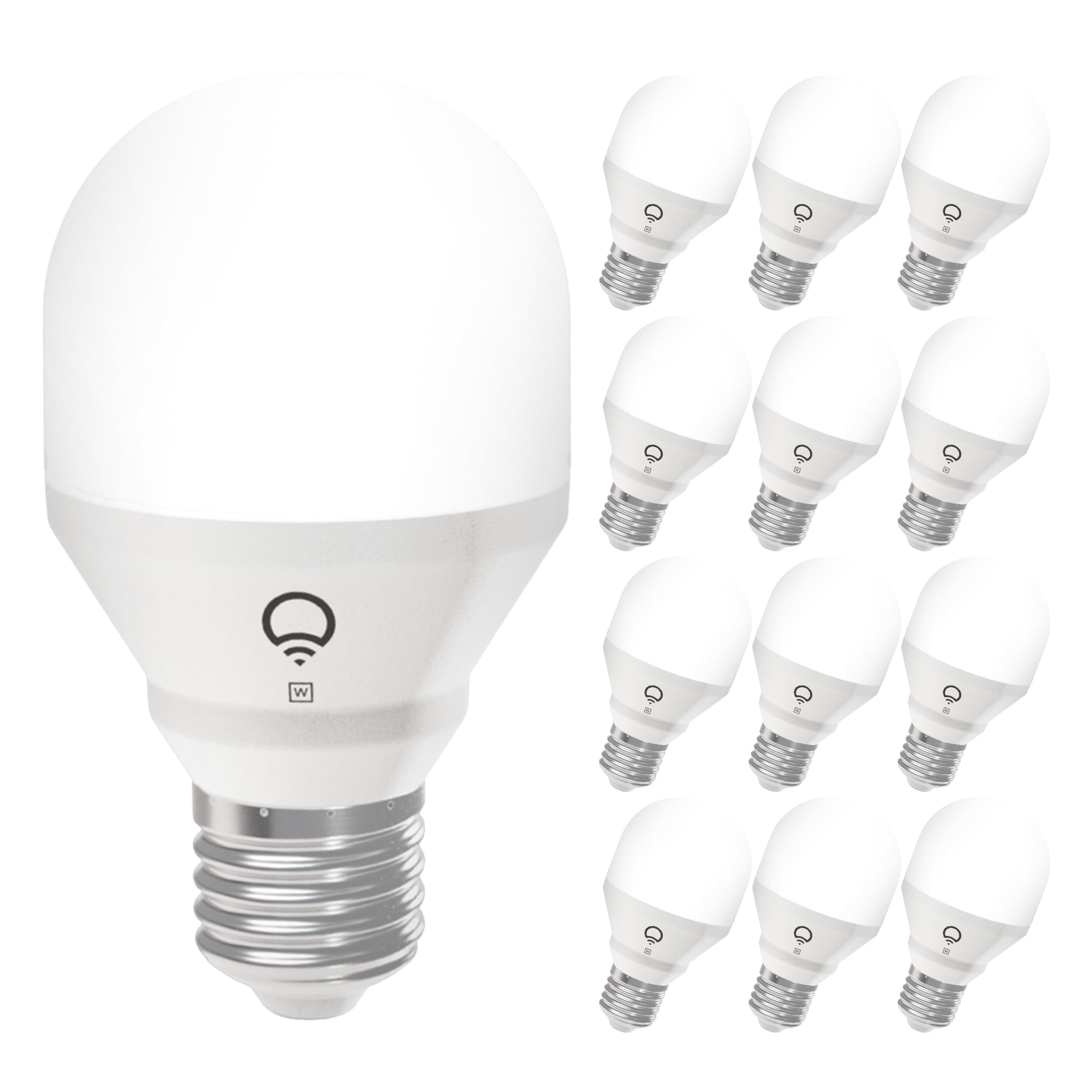 Lifx White A19 Wifi Smart Led Light Bulb, Dimmable, No Hub Required, Works With Alexa And Apple Home Kit, Hey Google, 2700K Warm