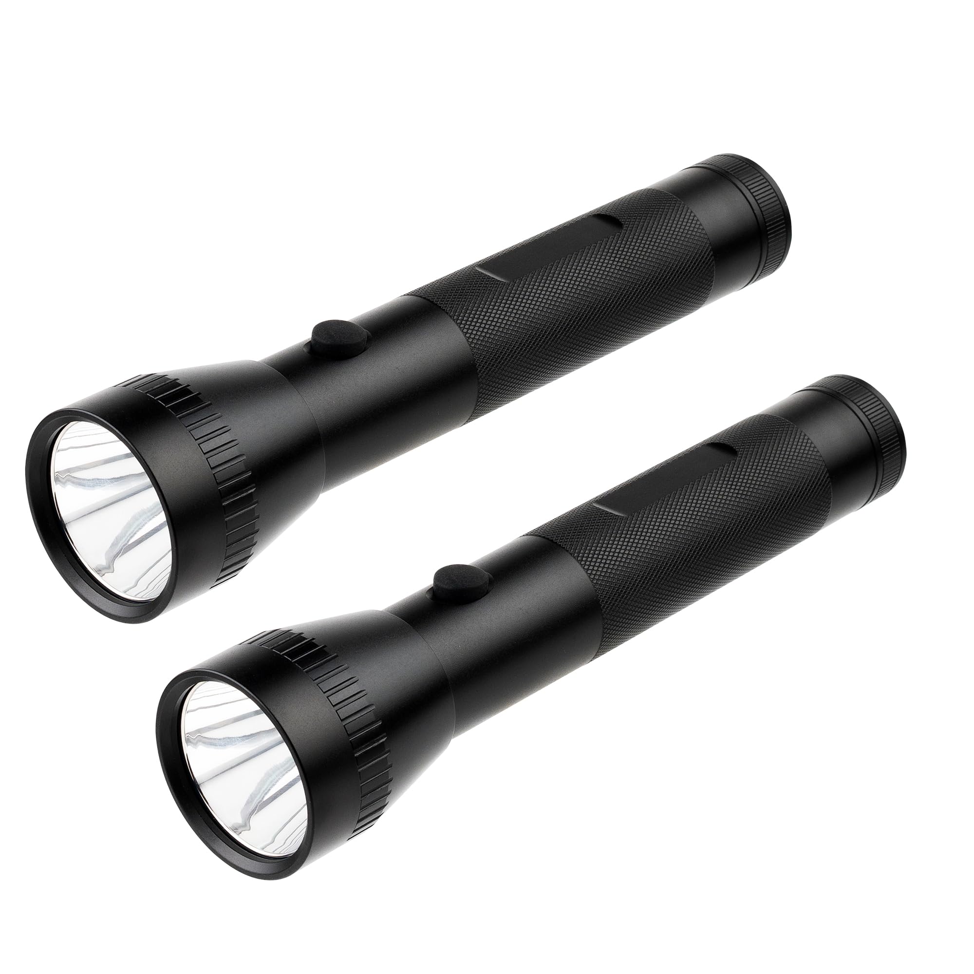 KunHe 2D Cell Battery Big Flashlights,Single Mode,High Lumens,Aluminum, Heavy Duty Large Flashlight for Home Emergency Power Out