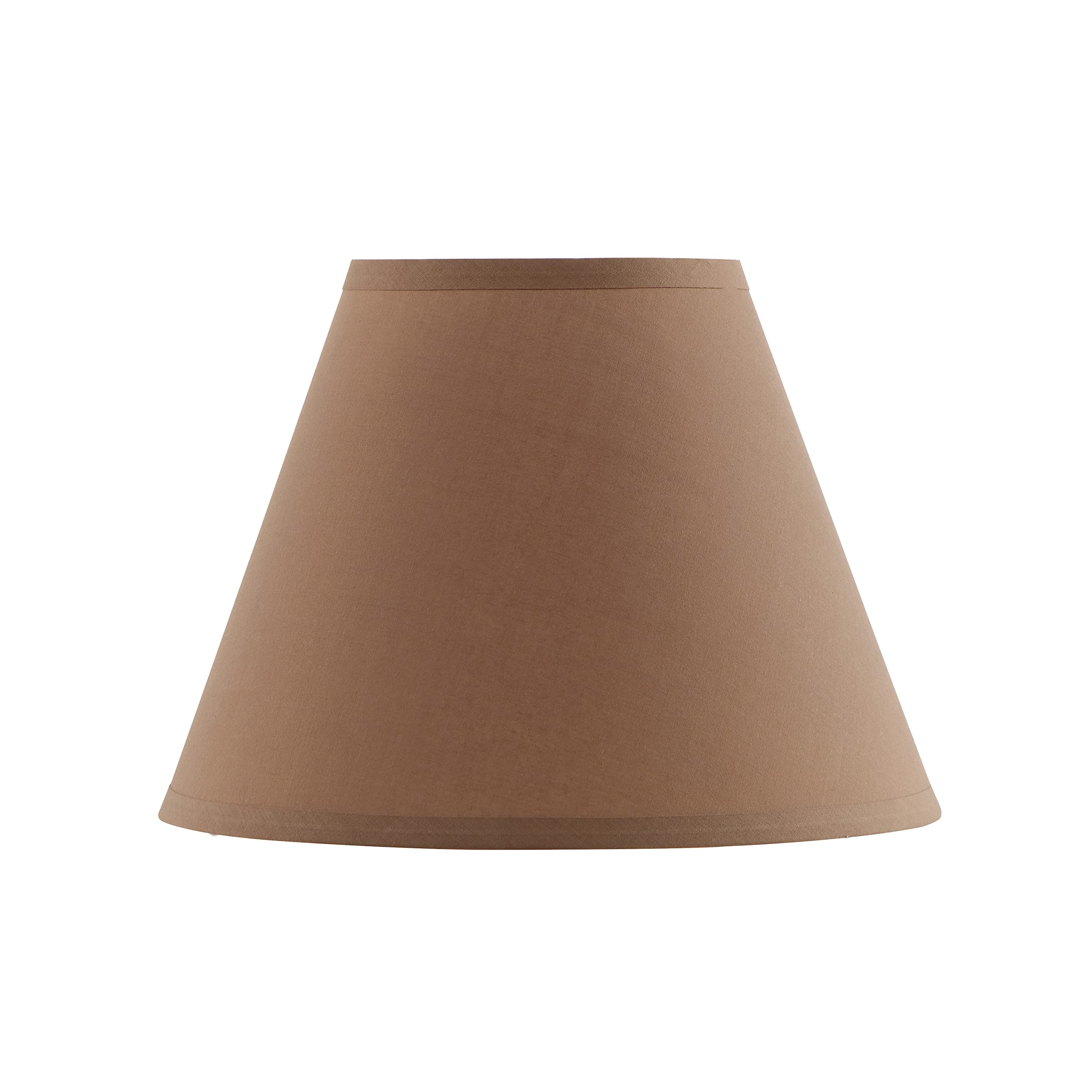 Aspen Creative 32069, Transitional Empire Shape Spider Construction Lamp Shade, Sienna Brown, 6&quot; Top X 12&quot; Bottom X 9&quot; Slant Height