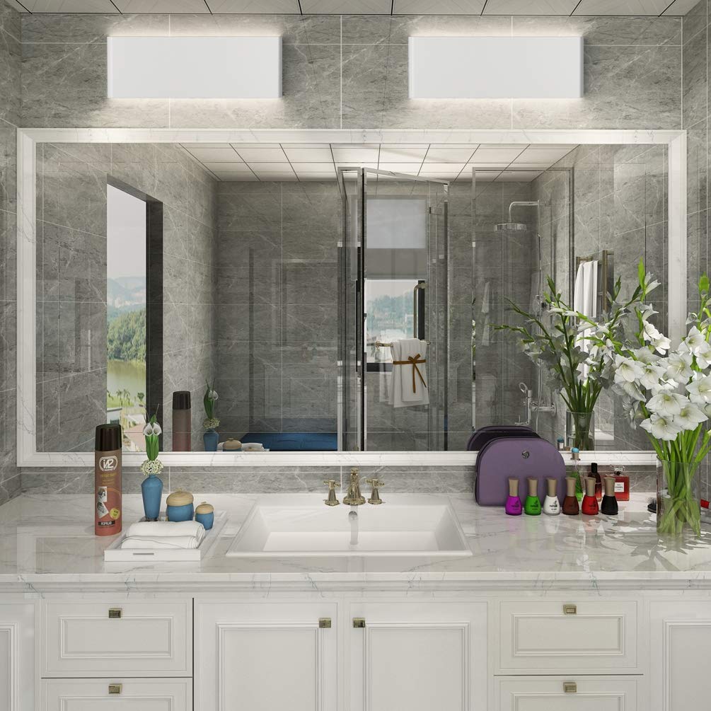 Aipsun 15.75In Matte White Modern Vanity Light Up And Down Led Vanity Light For Bathroom Wall Lighting Fixtures (Neutral White 4