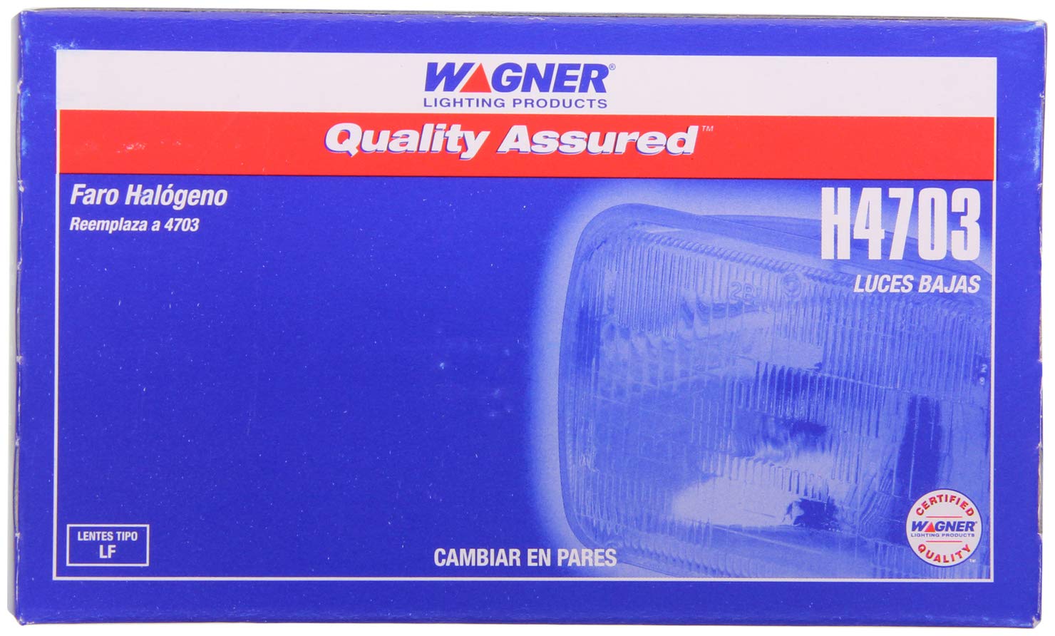 Wagner Multi-Purpose Light Bulb H4703, One Size, Assorted Color, Stainless Steel
