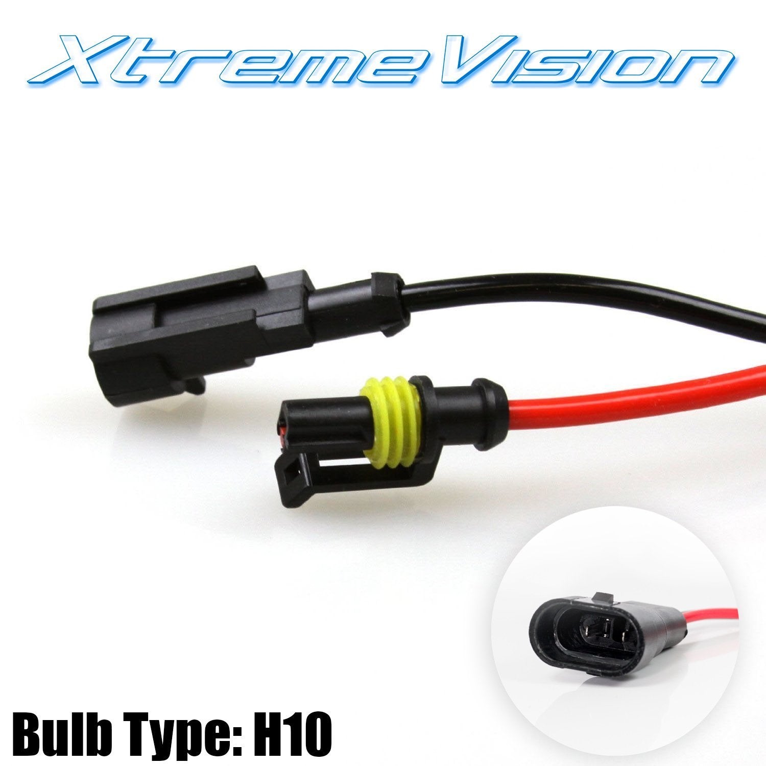 Xtremevision HID Xenon Replacement Bulbs - H10/9140 - 4300K Bright White - 1 Pair