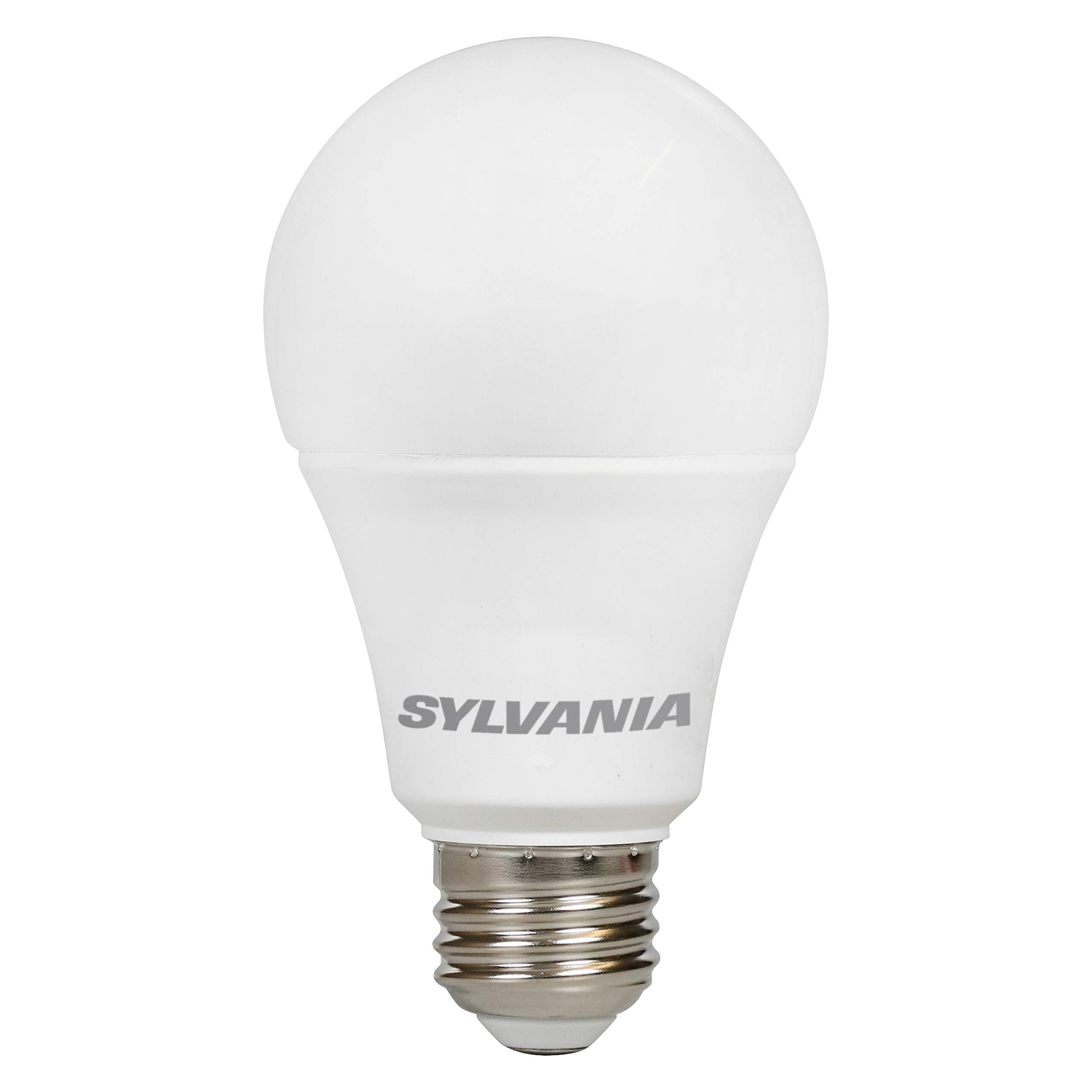 LEDVANCE SYLVANIA A19 LED Light Bulb, 9W, 800 Lumens, Dimmable, Daylight, 5000K, 1 Pack, Model 780