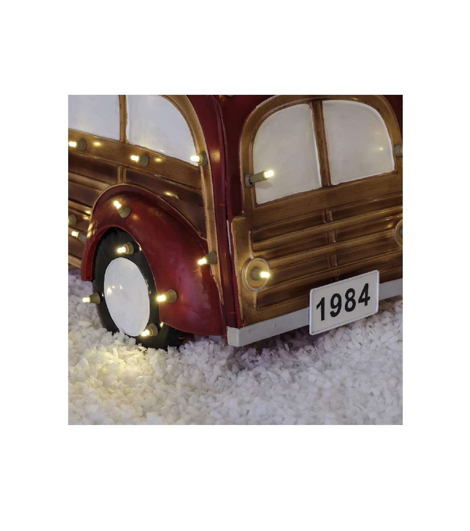 Everstar, Ltd. Lighted Car Decoration - 32 in. Red PVC Holiday Display