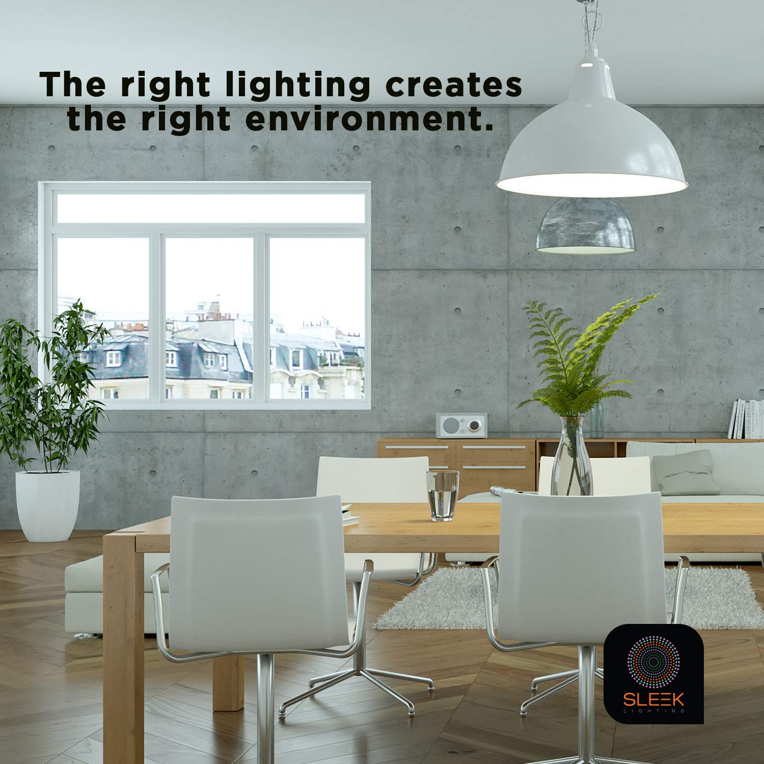 Sleeklighting Spiral Light Bulb - E26 Base Cfl Bulb - Cfl Light Bulbs 13 Watt- 3 Pack, 2700 Kelvin For Warm White And 800 Lumens