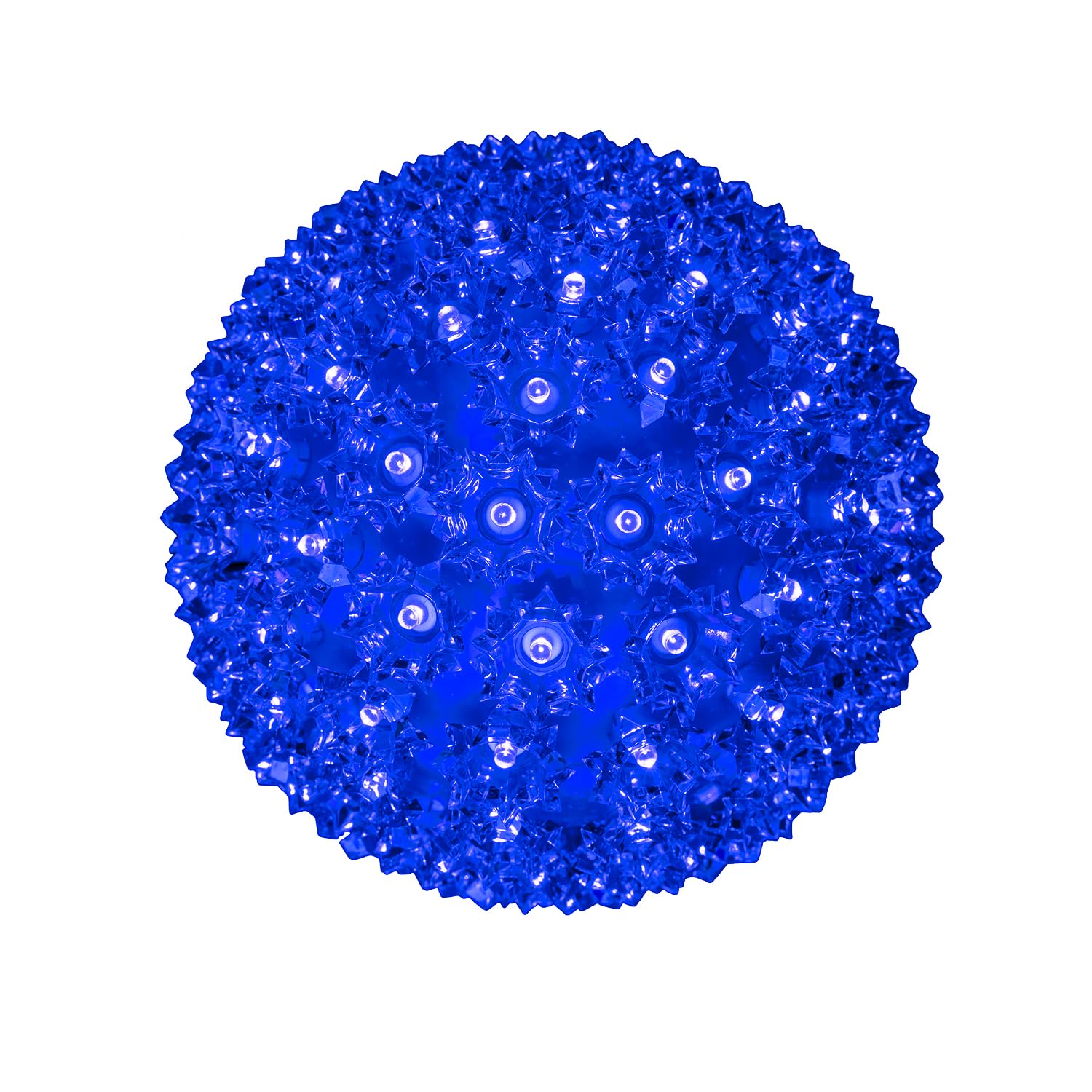 Novelty Lights LED Light Sphere, 150 Lights, 10in Diameter, Blue, Model MRD-50A-2, Outdoor Hanging Decor